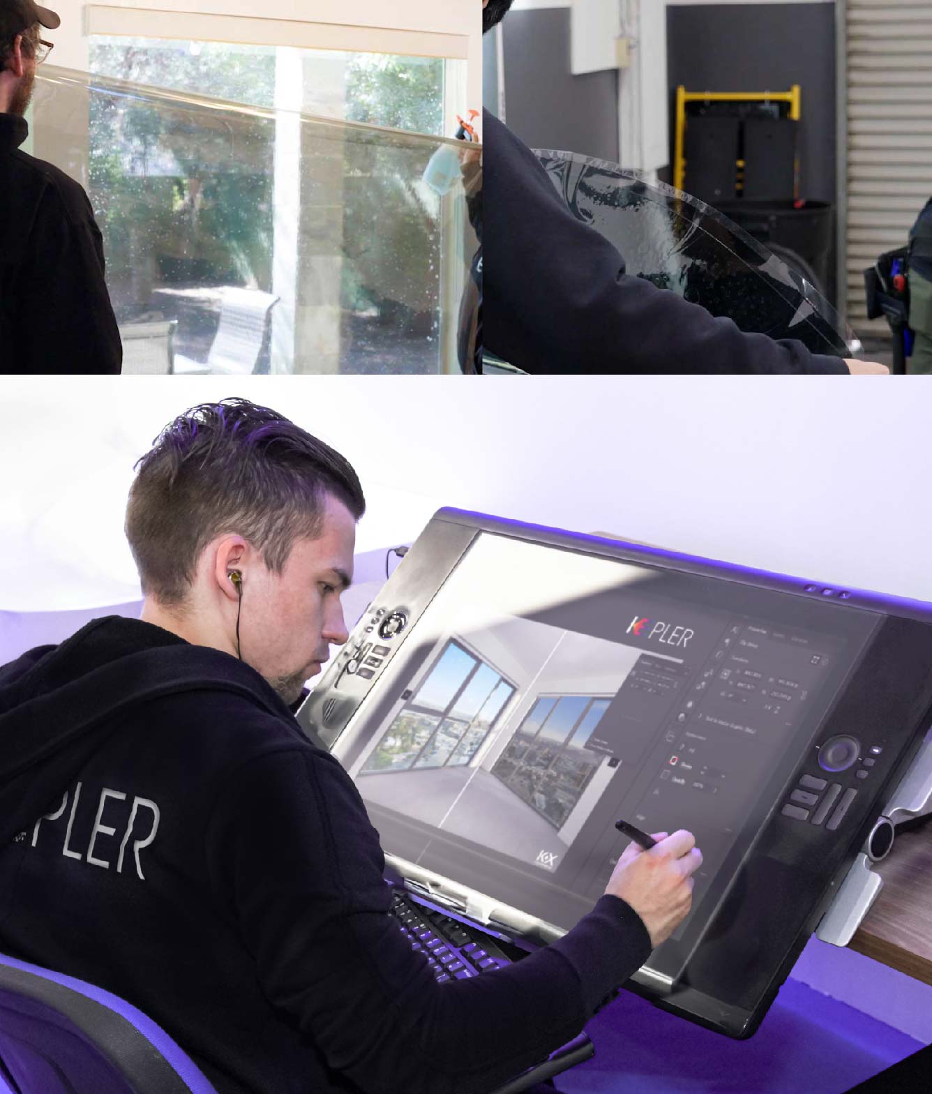Kepler Specialist Performing Commercial Window Tinting in Oak Ridge Oak Ridge