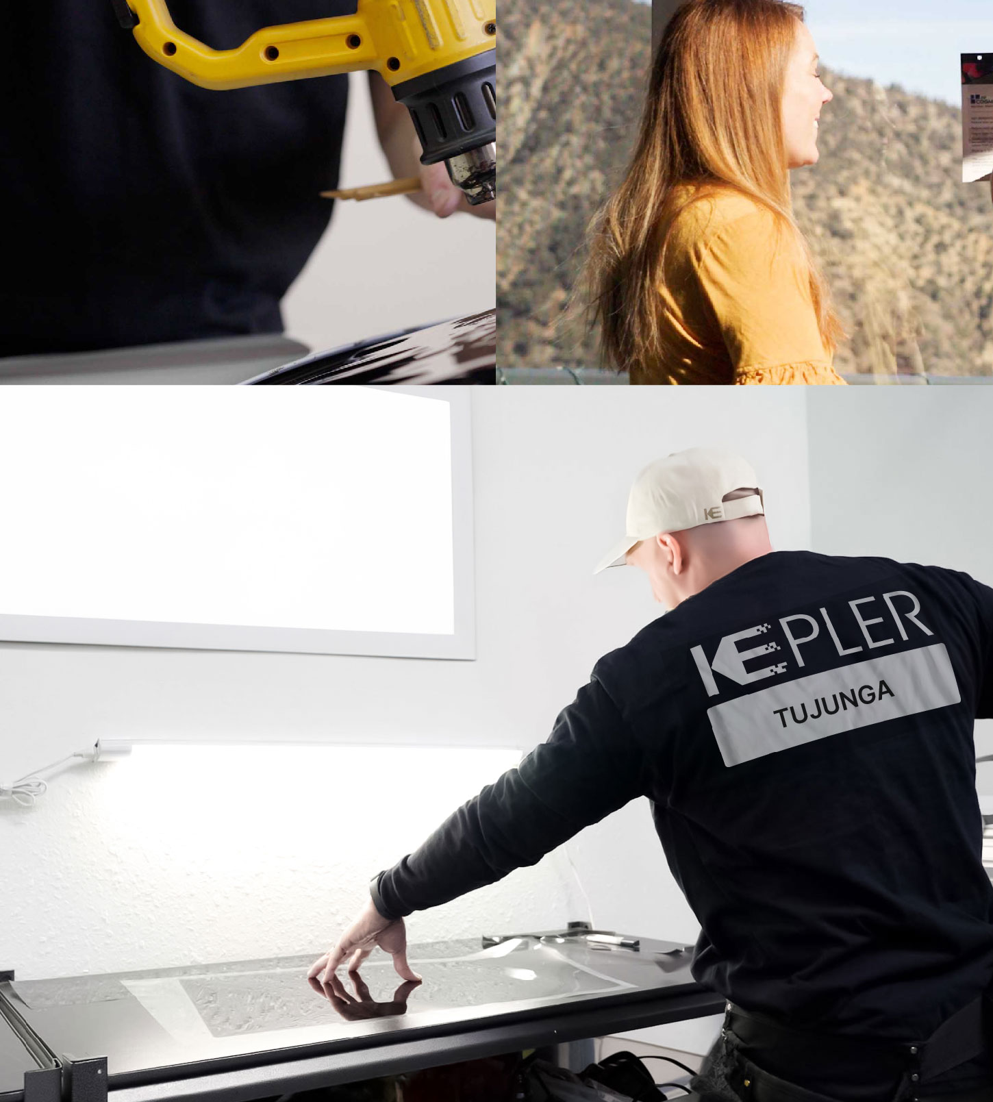 Window Tinting Specialist Cutting Film in Tujunga, California