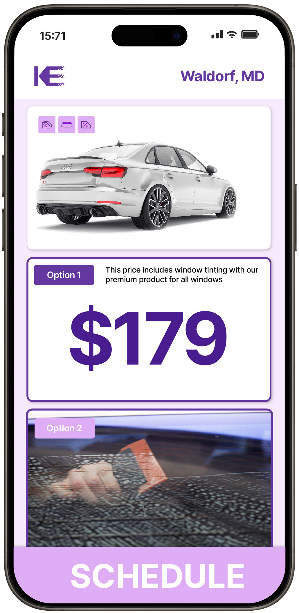 View Competitive Car Window Tinting Rates in Waldorf, Maryland