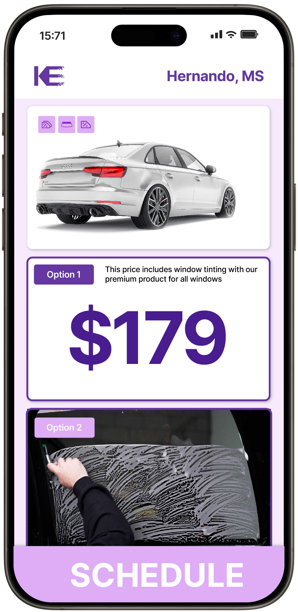 View Reasonable Car Window Tinting Rates in Hernando, Mississippi