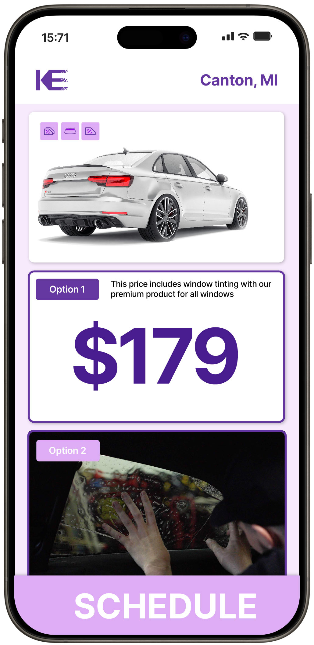 View Affordable Car Window Tinting Prices in Canton, Michigan