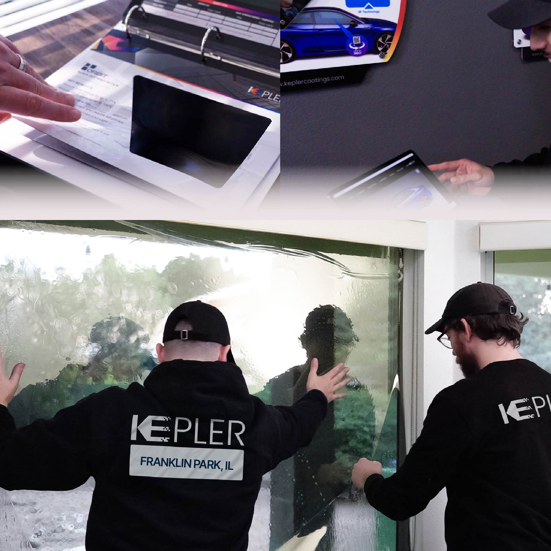 Kepler Specialist Performing Commercial Window Tinting in Franklin Park Franklin Park