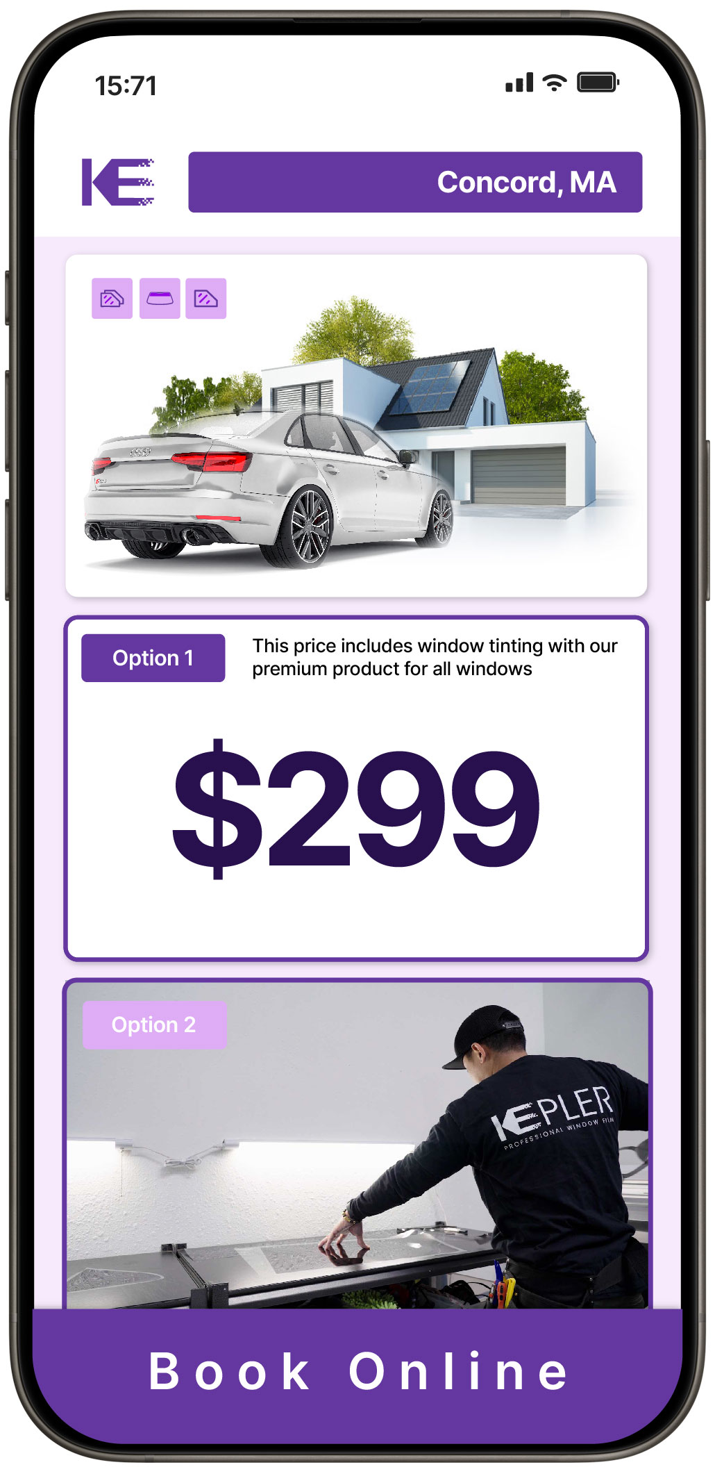 View Reasonable Tesla Window Tinting Prices in Brockton, Massachusetts