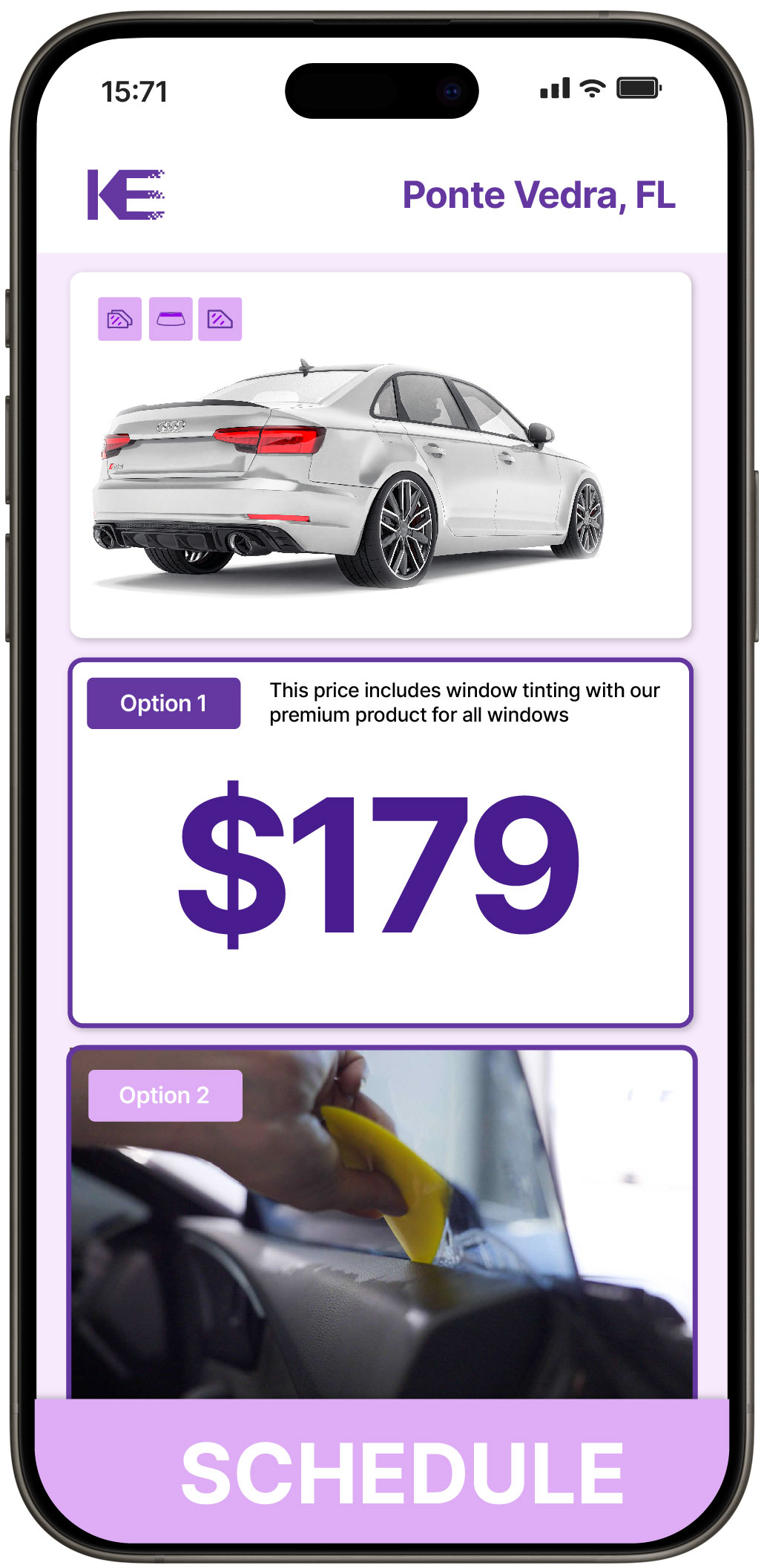 View Affordable Car Window Tinting Rates in Ponte Vedra, Florida