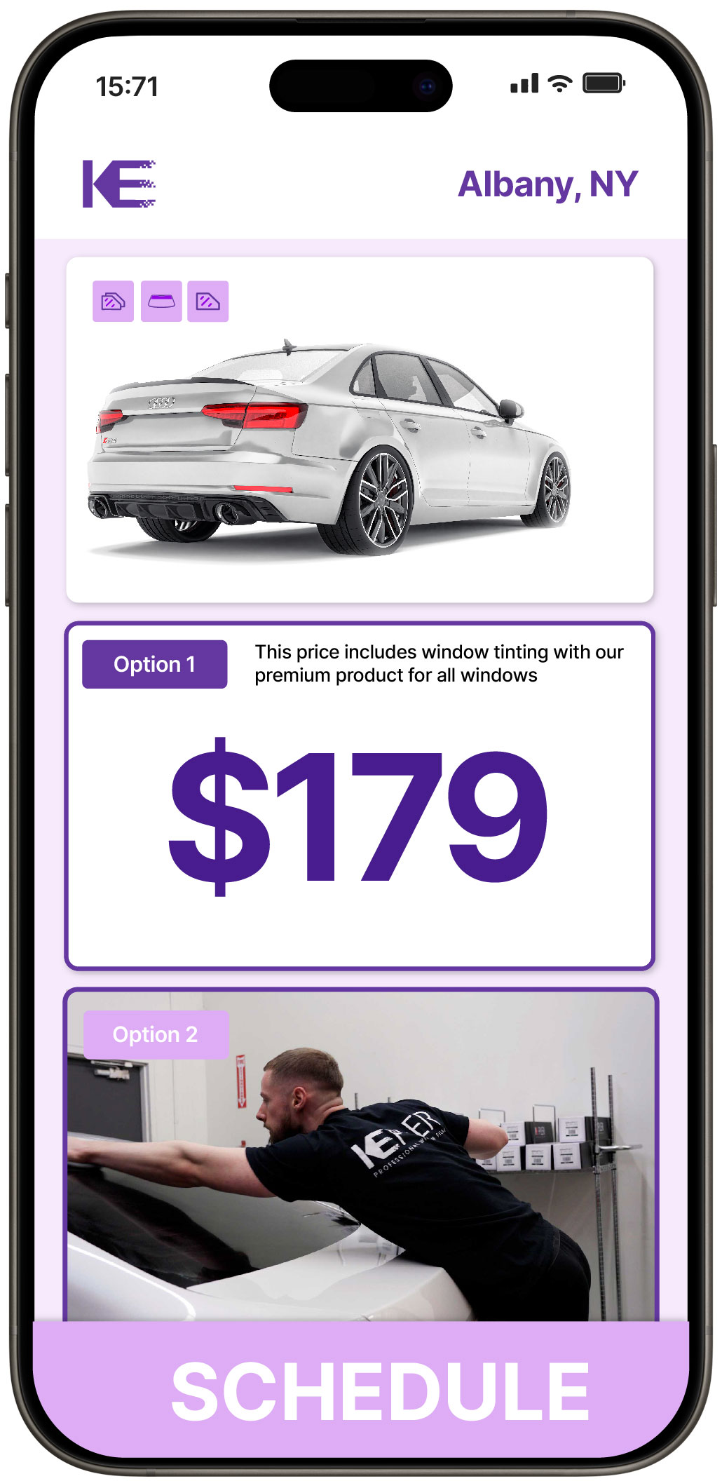 View Reasonable Car Window Tinting Rates in Albany, New York