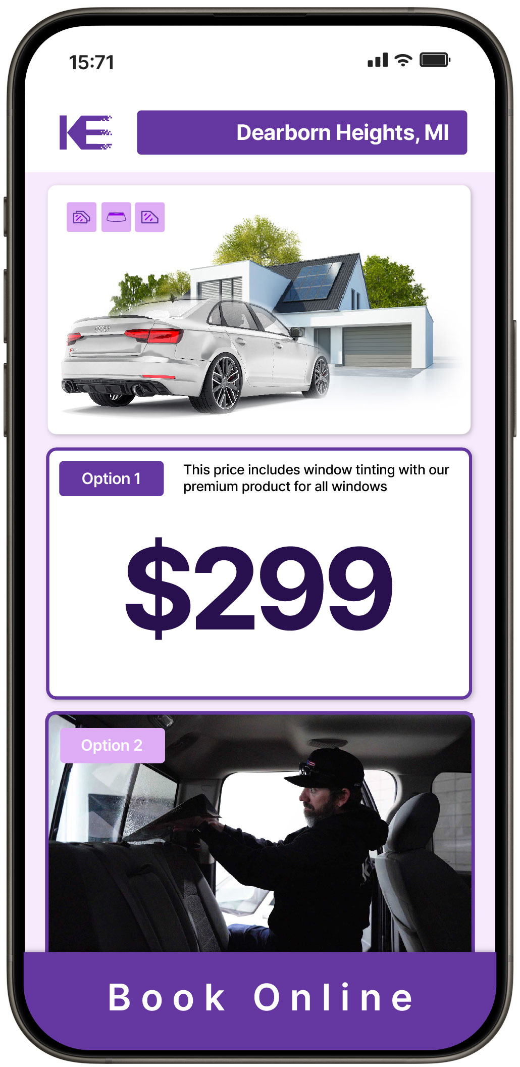 View Reasonable Tesla Window Tinting Costs in Mount Pleasant, Michigan