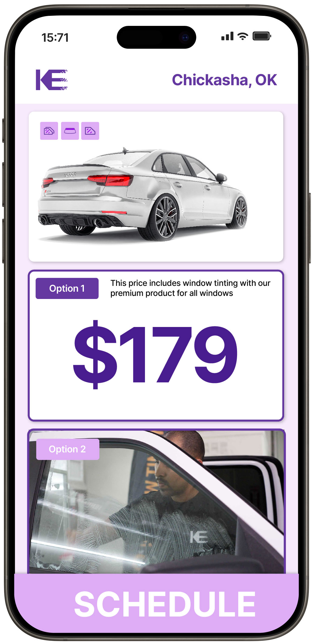 View Competitive Car Window Tinting Costs in Chickasha, Oklahoma