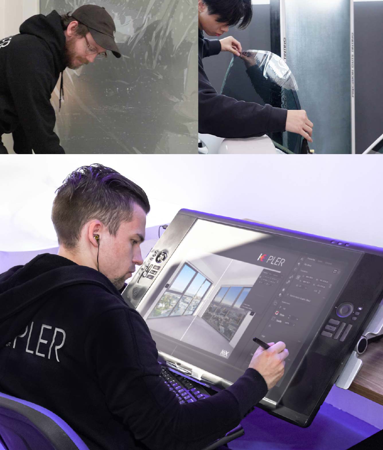 Kepler Specialist Performing Commercial Window Tinting in Phelan Phelan
