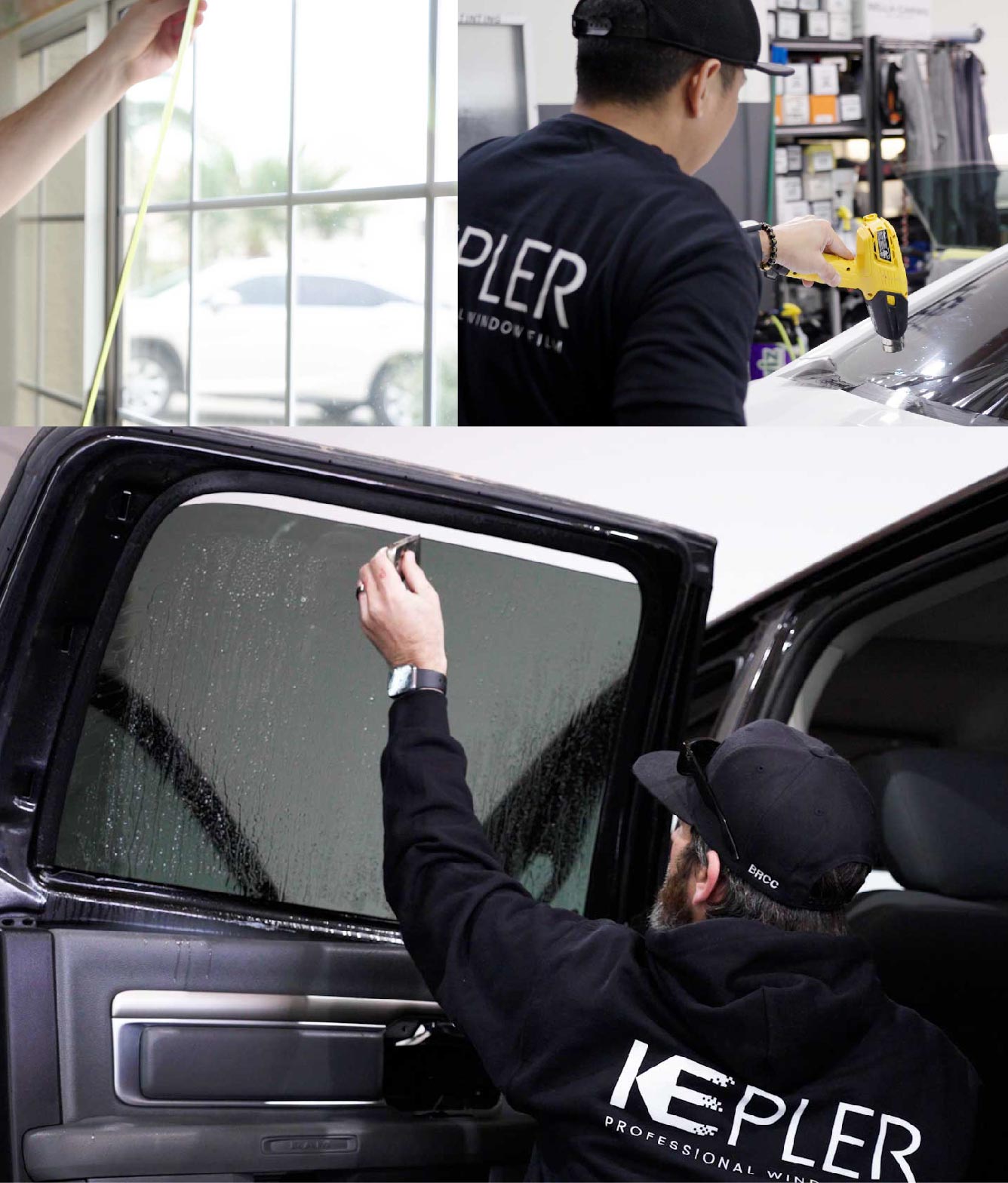 Kepler Window Tinting Specialists at Work in South Gate, California