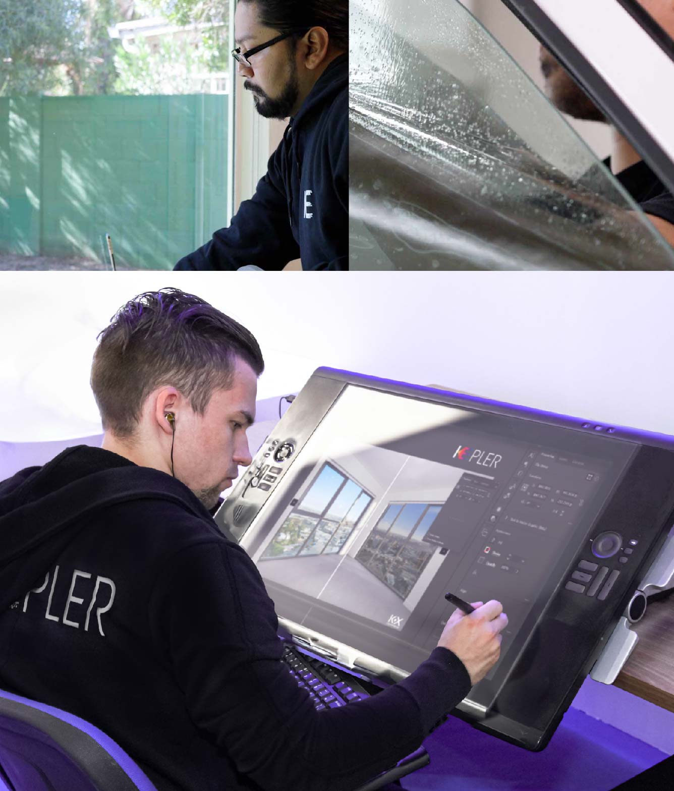 Kepler Specialist Performing Commercial Window Tinting in Jacksonville Beach Jacksonville Beach