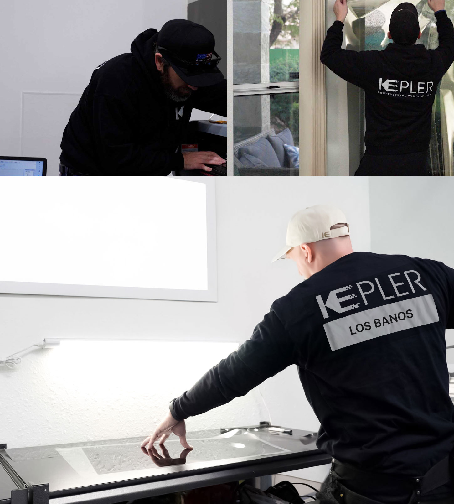 Window Tinting Specialist Cutting Film in Los Banos, California