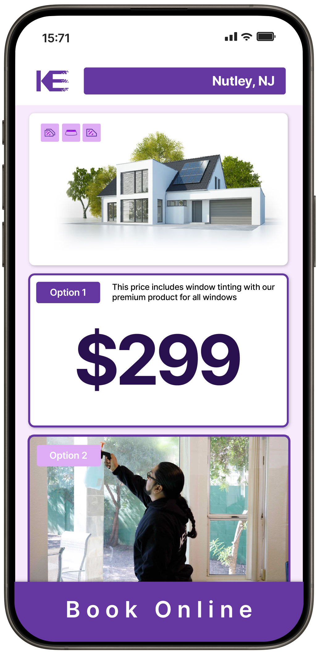 View Competitive Home Window Tinting Rates in Nutley, New Jersey