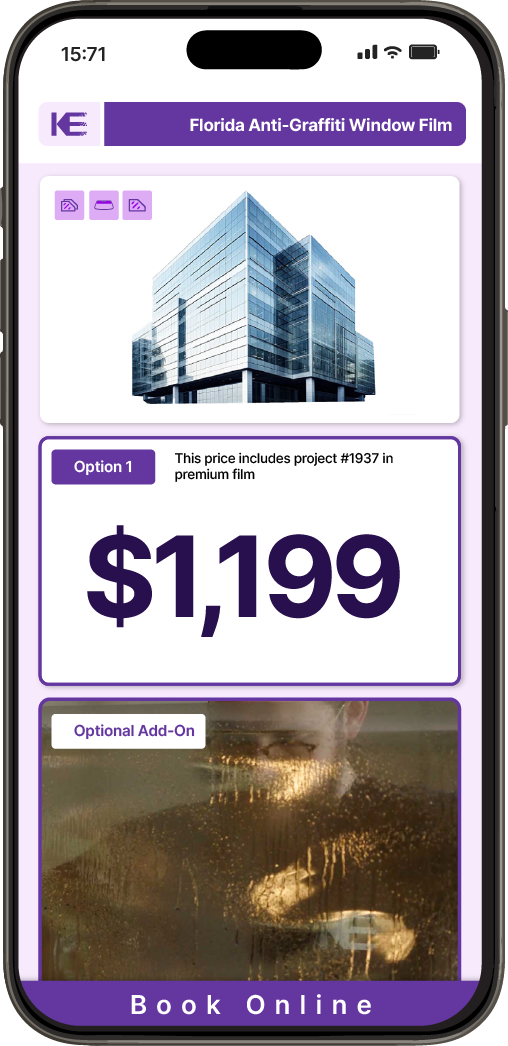 Get Anti-Graffiti Window Film Pricing on Your Phone in Florida