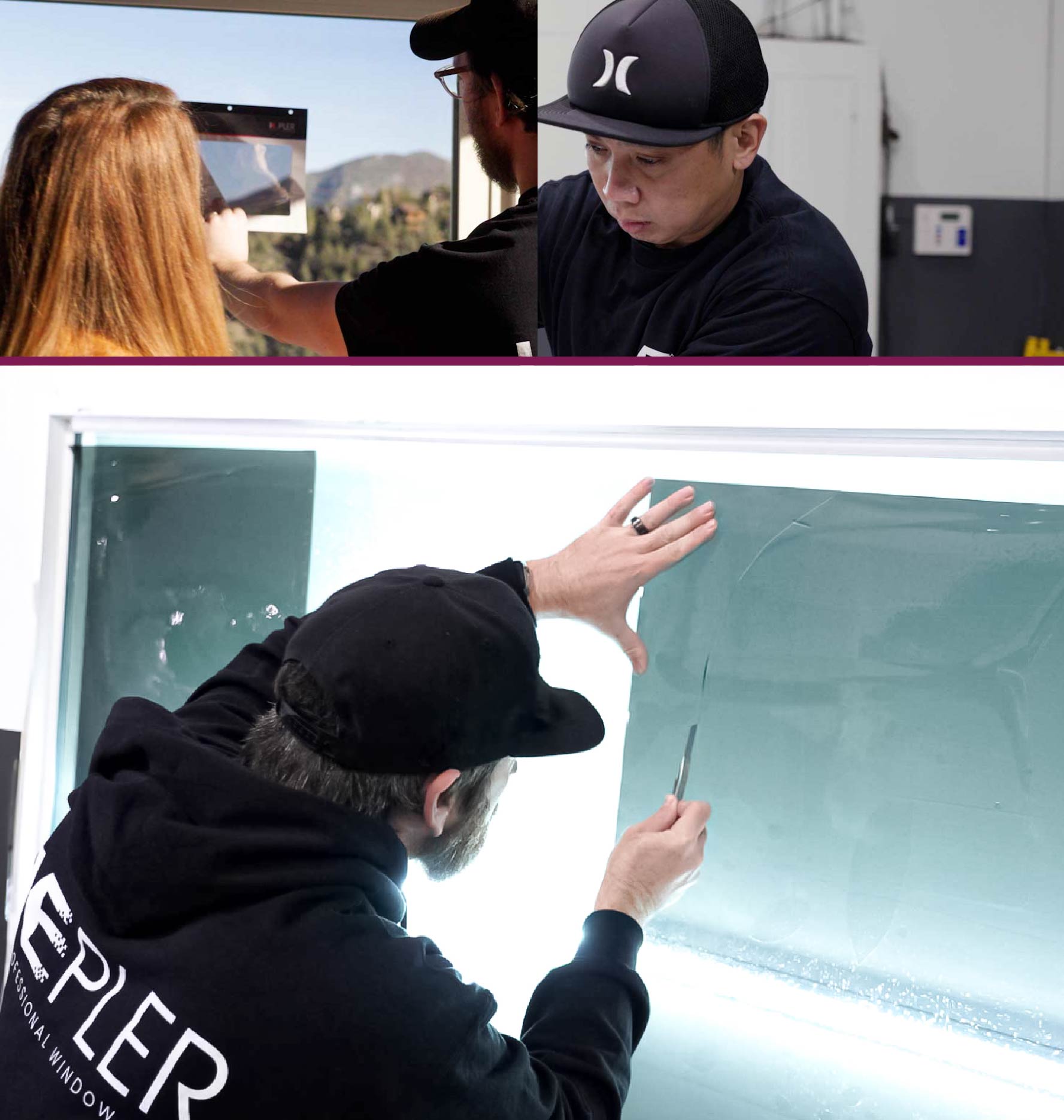 Window Tinting Specialist Cutting Film in Colorado