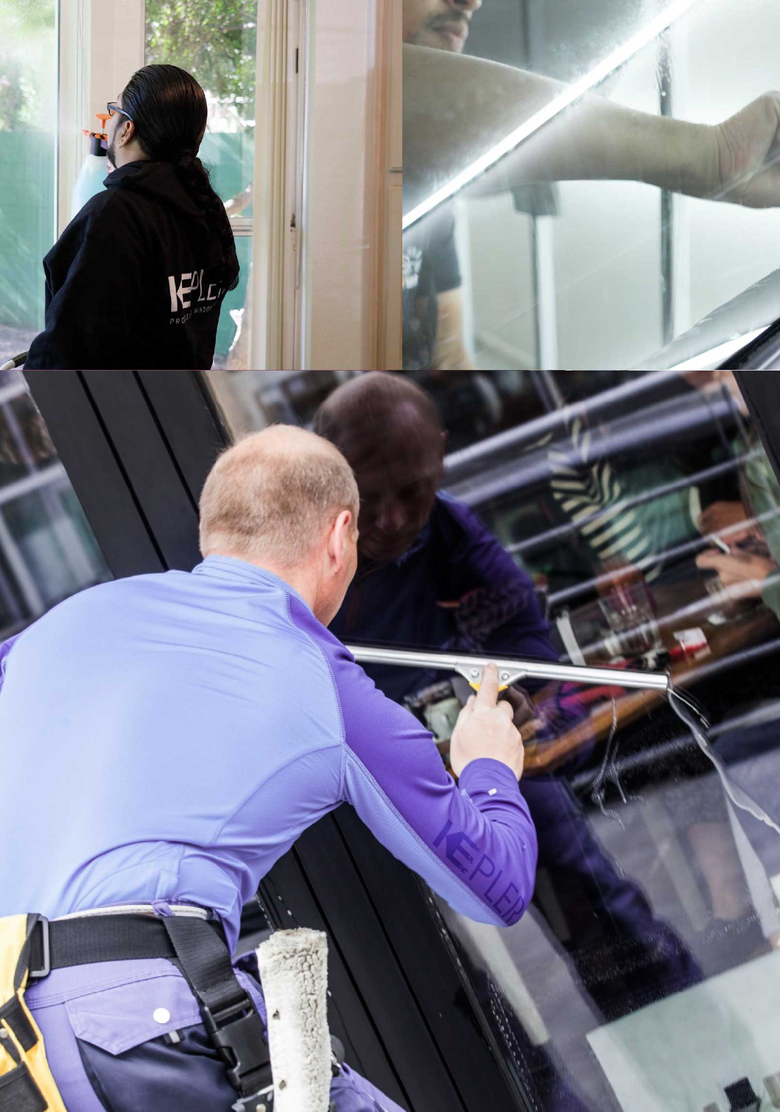 Kepler Expert Applying Anti-Graffiti Window Film to a Arnold Shop Front