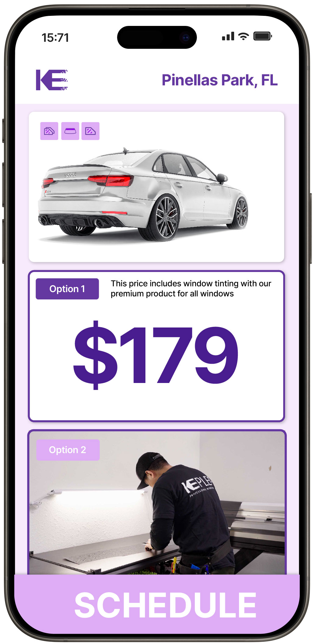 View Reasonable Car Window Tinting Rates in Pinellas Park, Florida