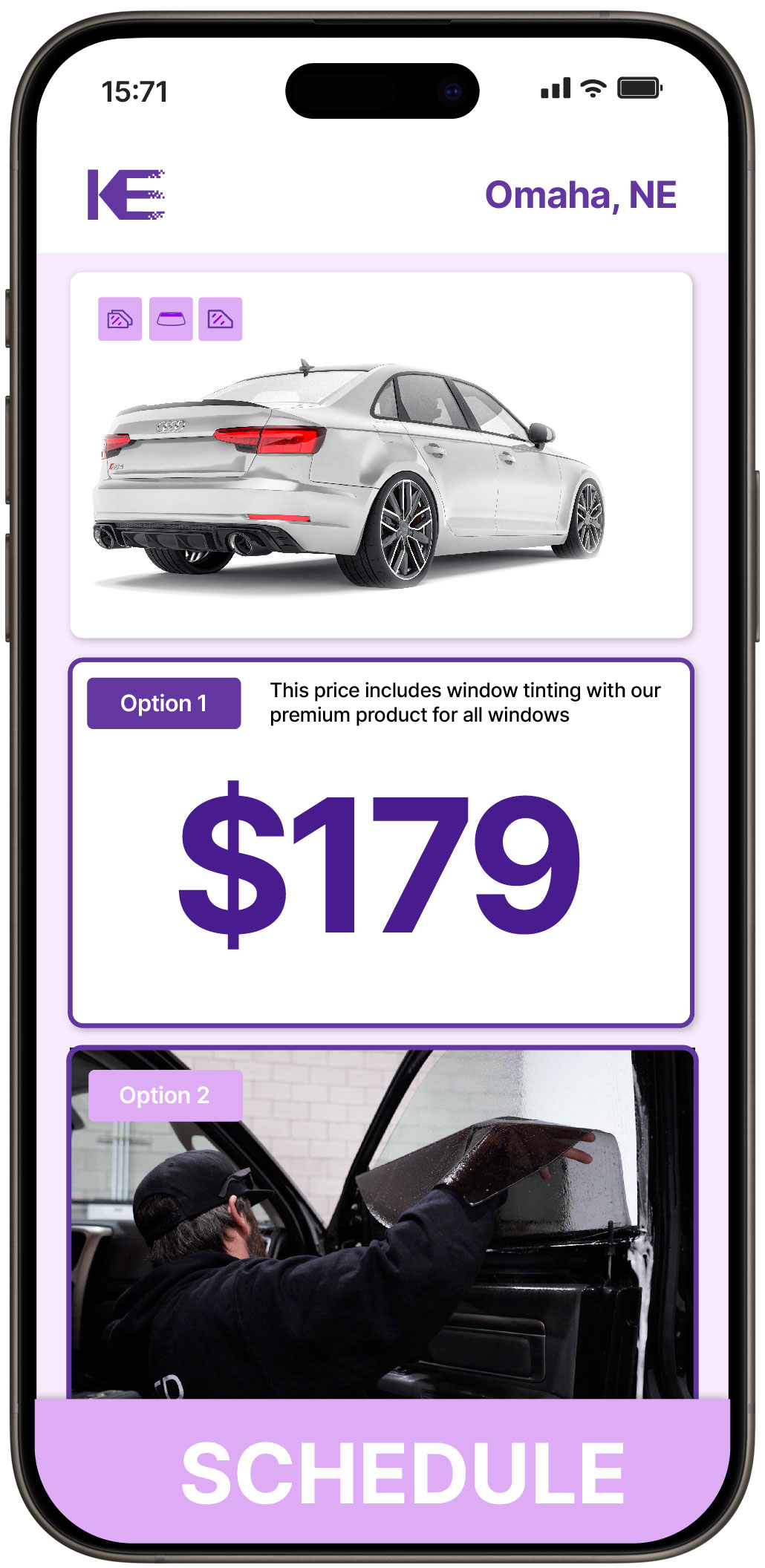 View Reasonable Car Window Tinting Rates in Omaha, Nebraska