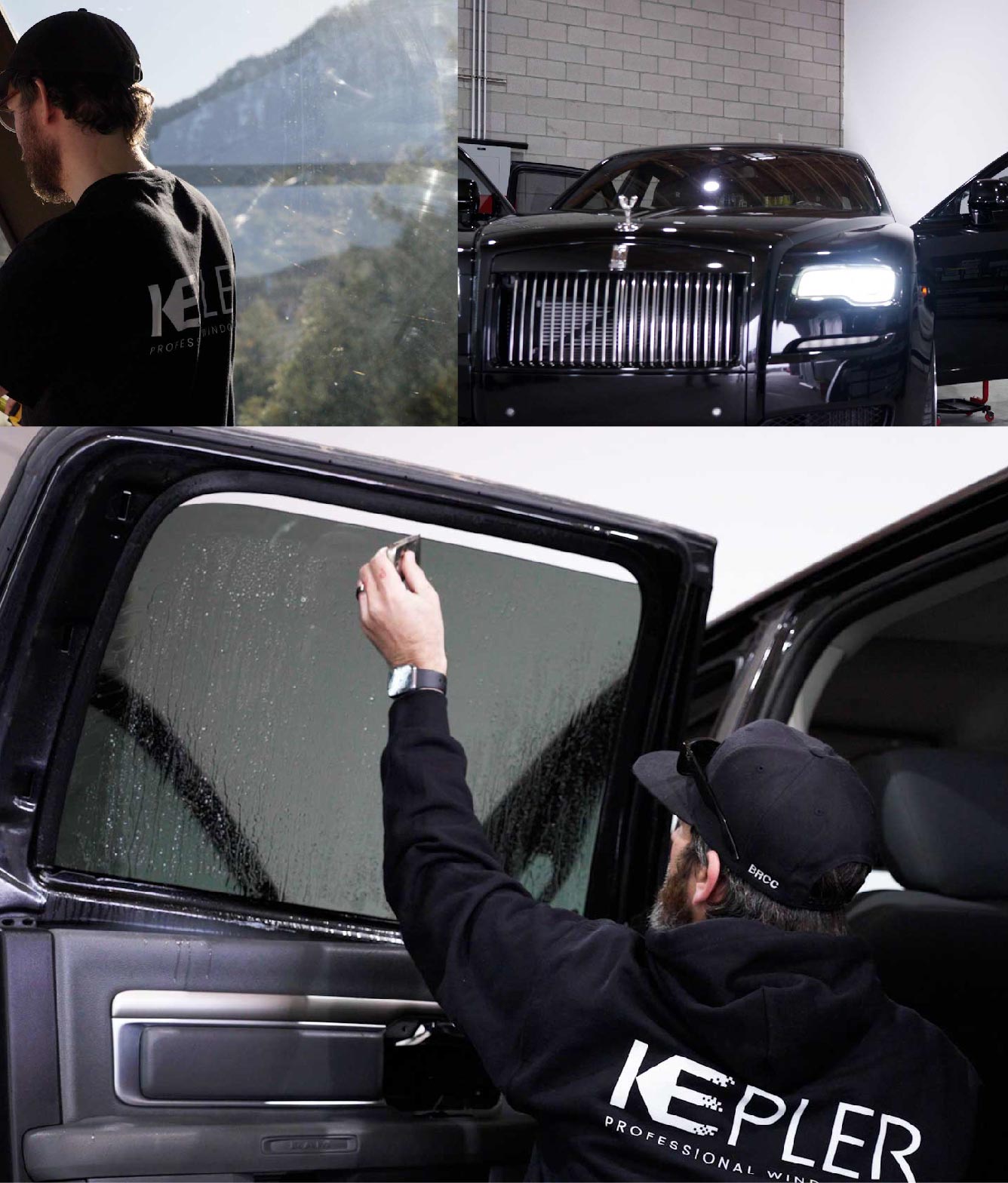 Kepler Window Tinting Specialists at Work in Goshen, Indiana