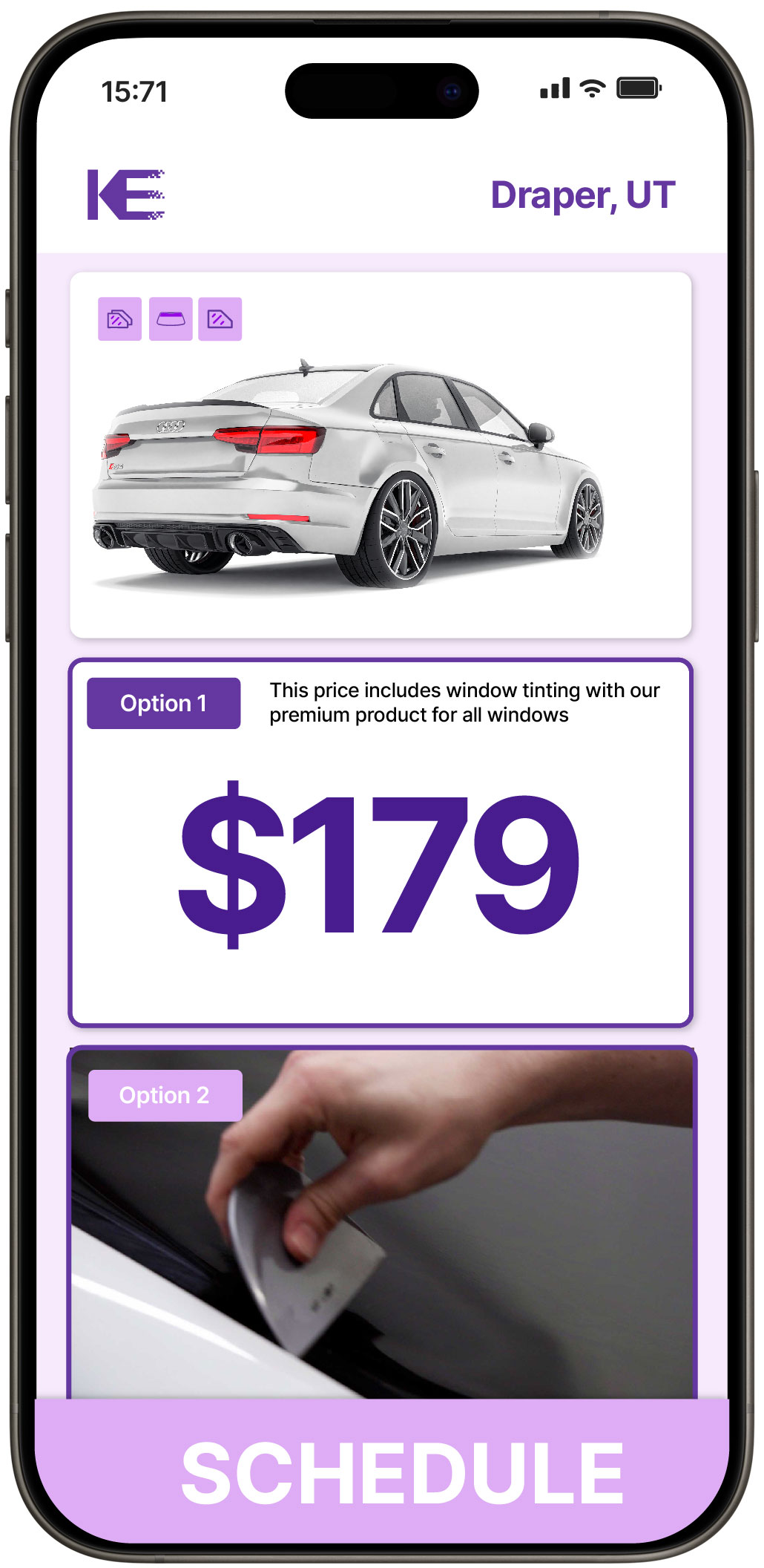 View Affordable Car Window Tinting Prices in Draper, Utah