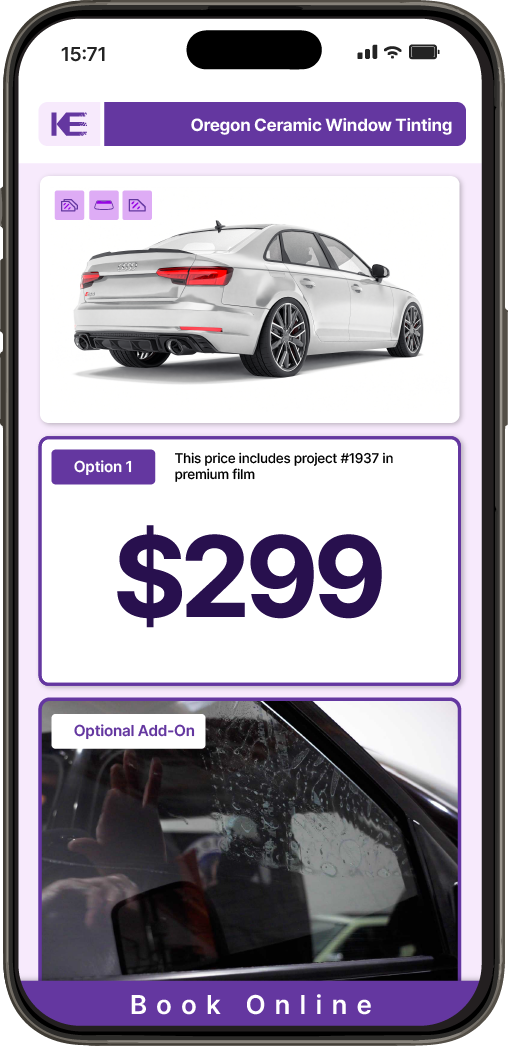 View Competitive Car Window Tinting Prices in Oregon