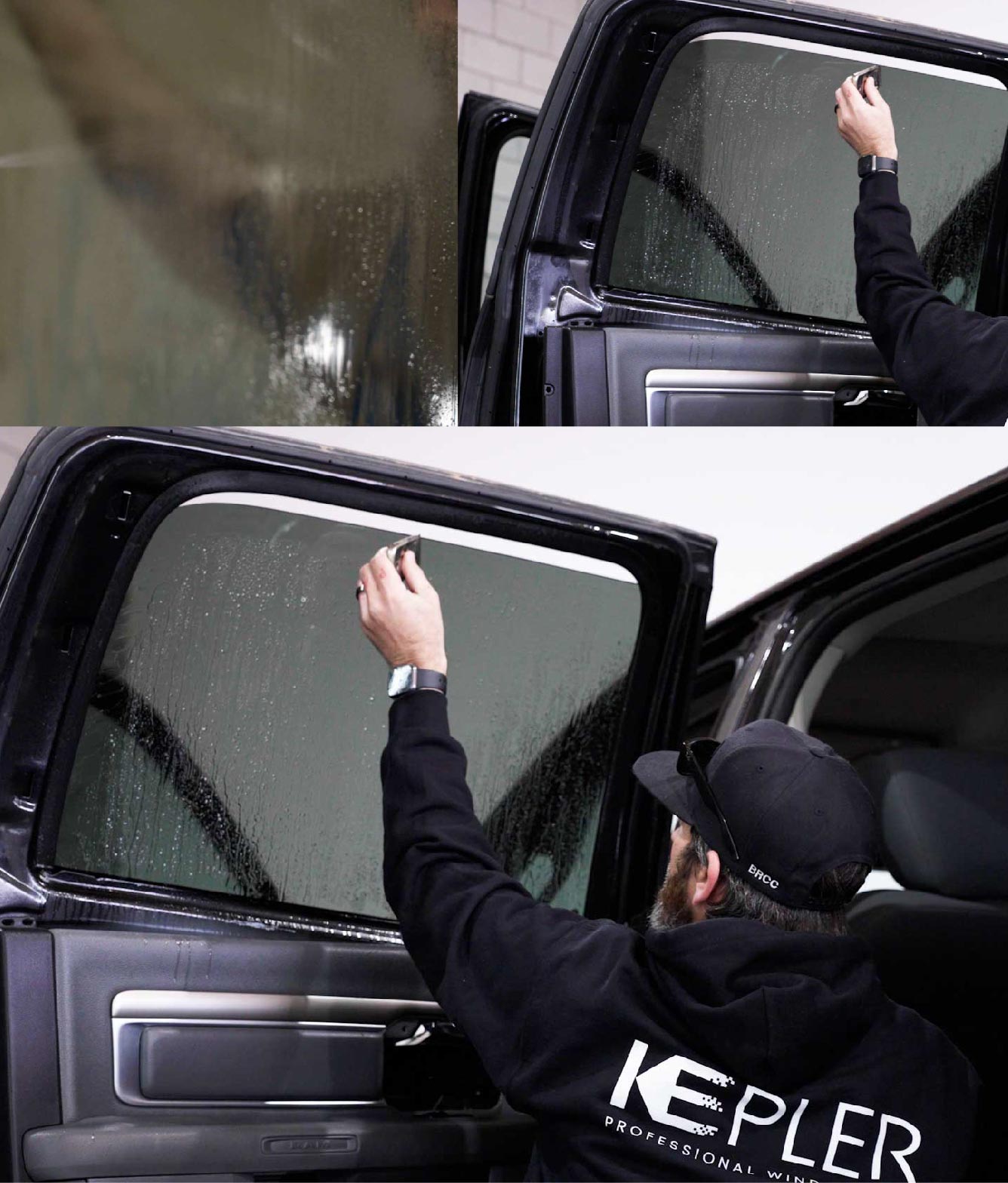 Kepler Window Tinting Specialists at Work in Porter Ranch, California