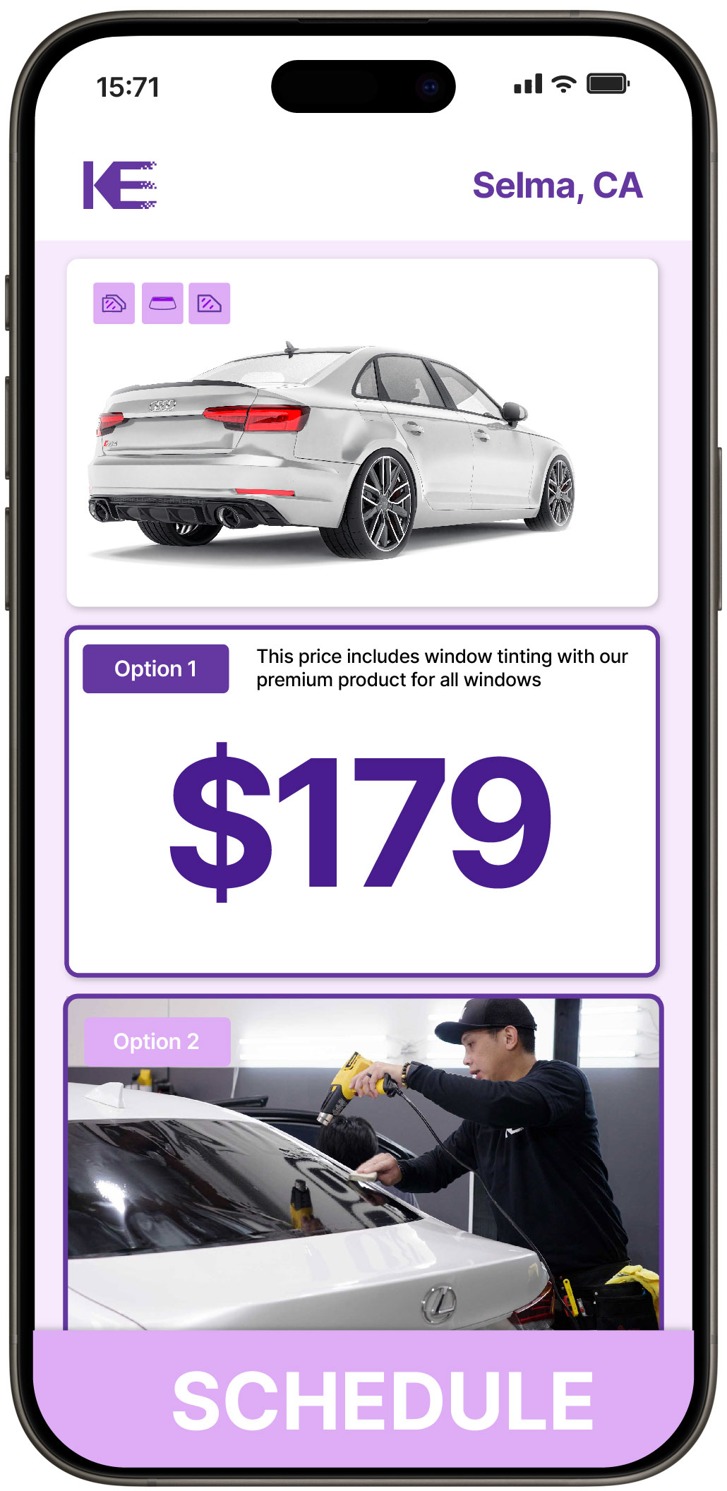 View Affordable Car Window Tinting Costs in Selma, California