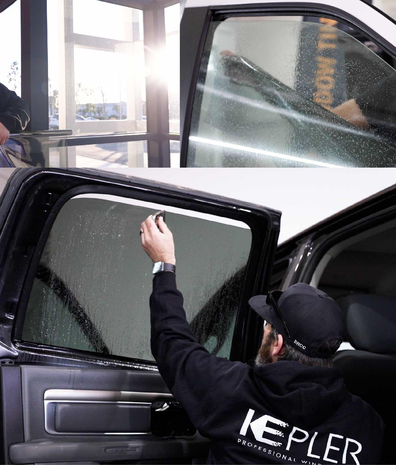 Kepler Window Tinting Specialists at Work in Opelousas, Louisiana