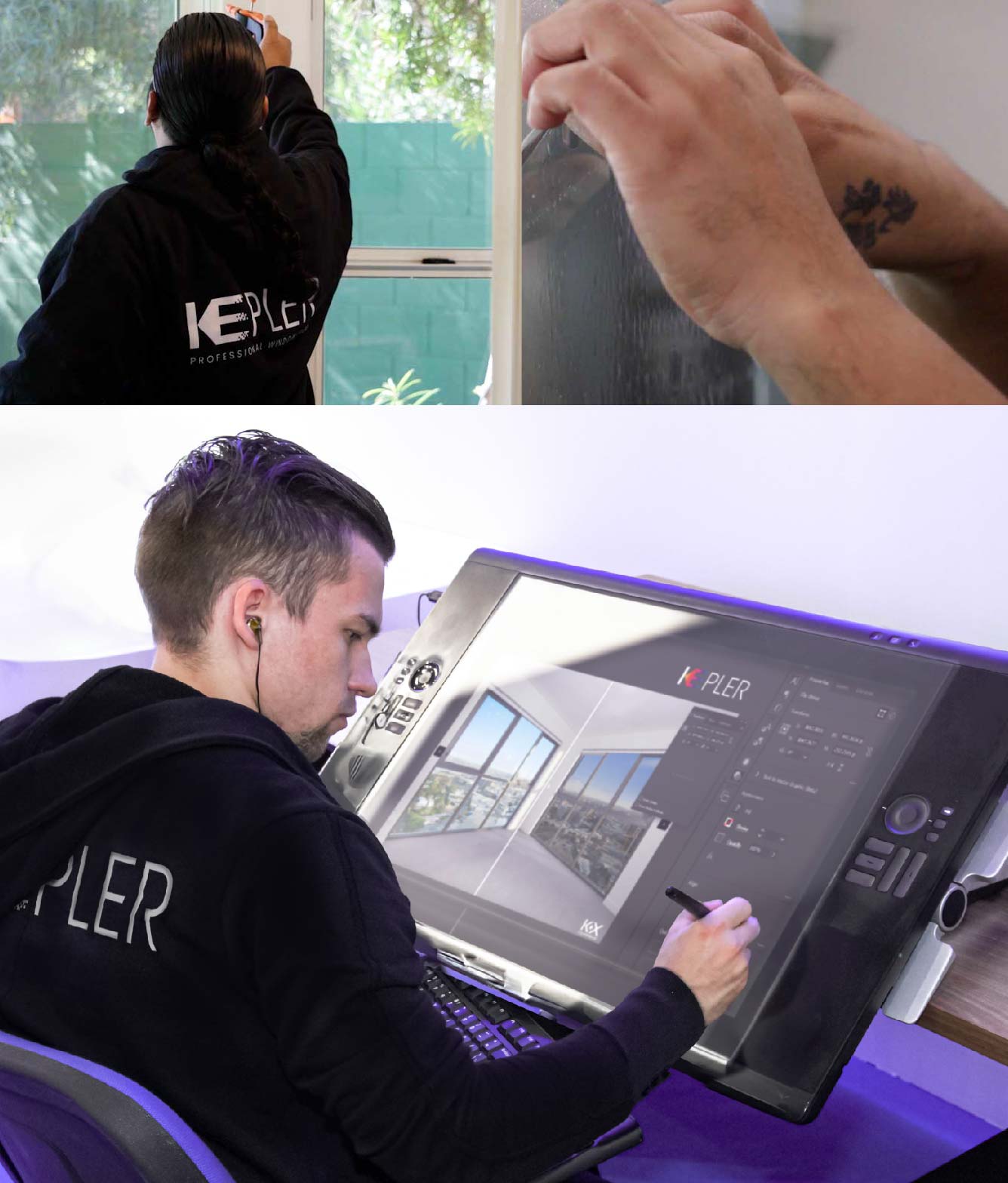Kepler Specialist Performing Commercial Window Tinting in Mount Pleasant Mount Pleasant