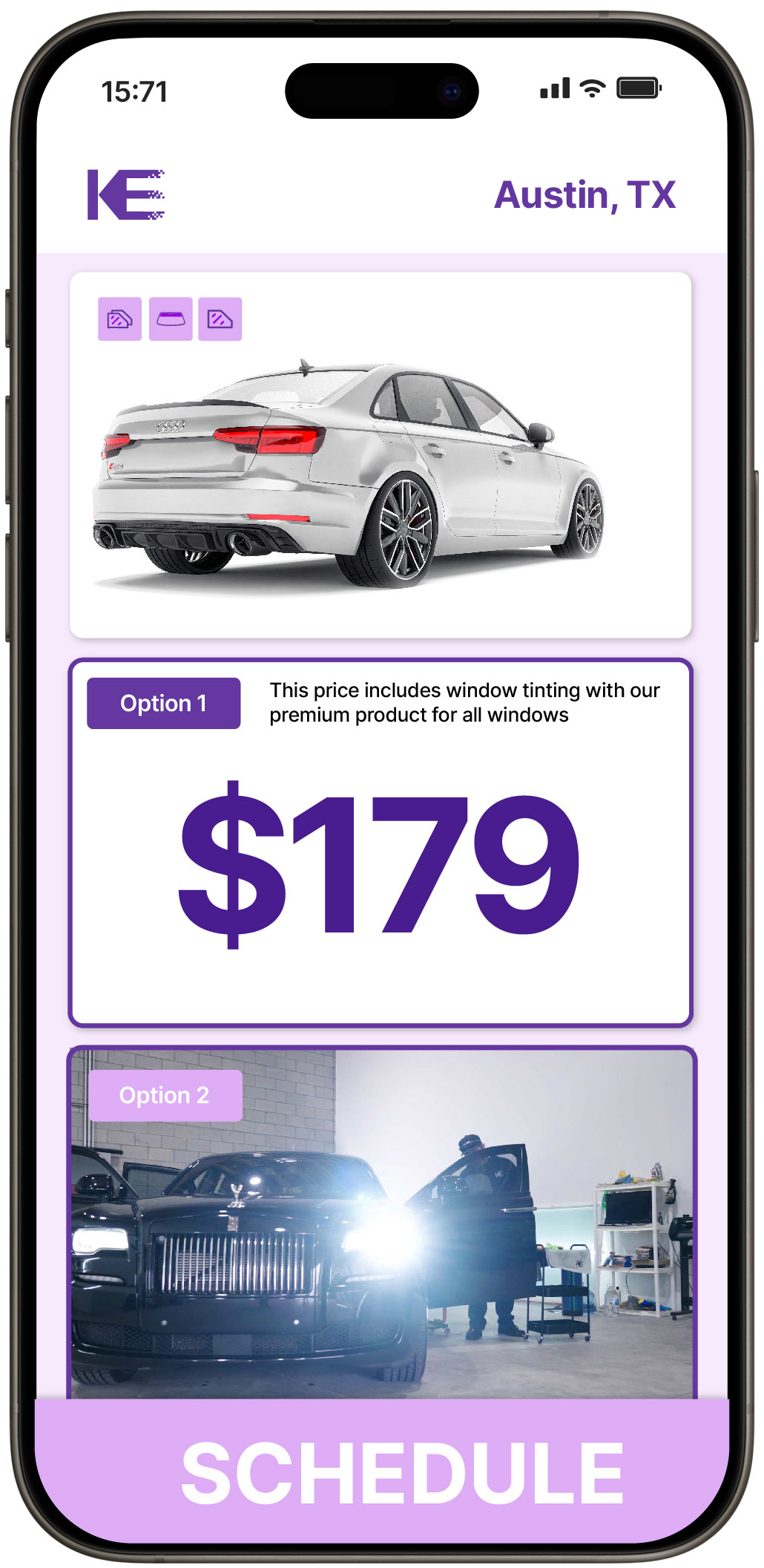 View Reasonable Car Window Tinting Rates in Austin, Texas