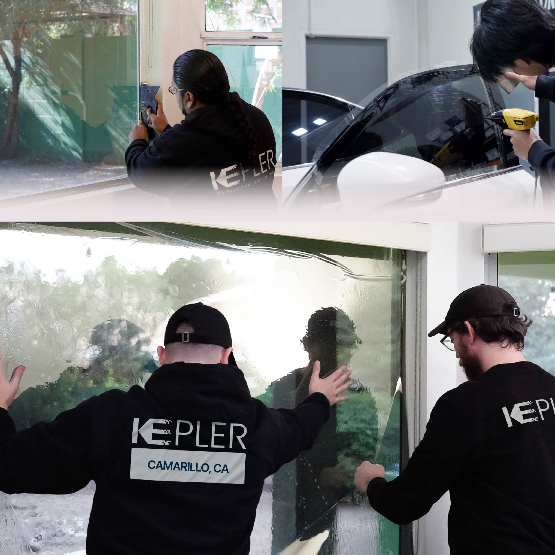 Kepler Specialist Performing Commercial Window Tinting in Camarillo Camarillo