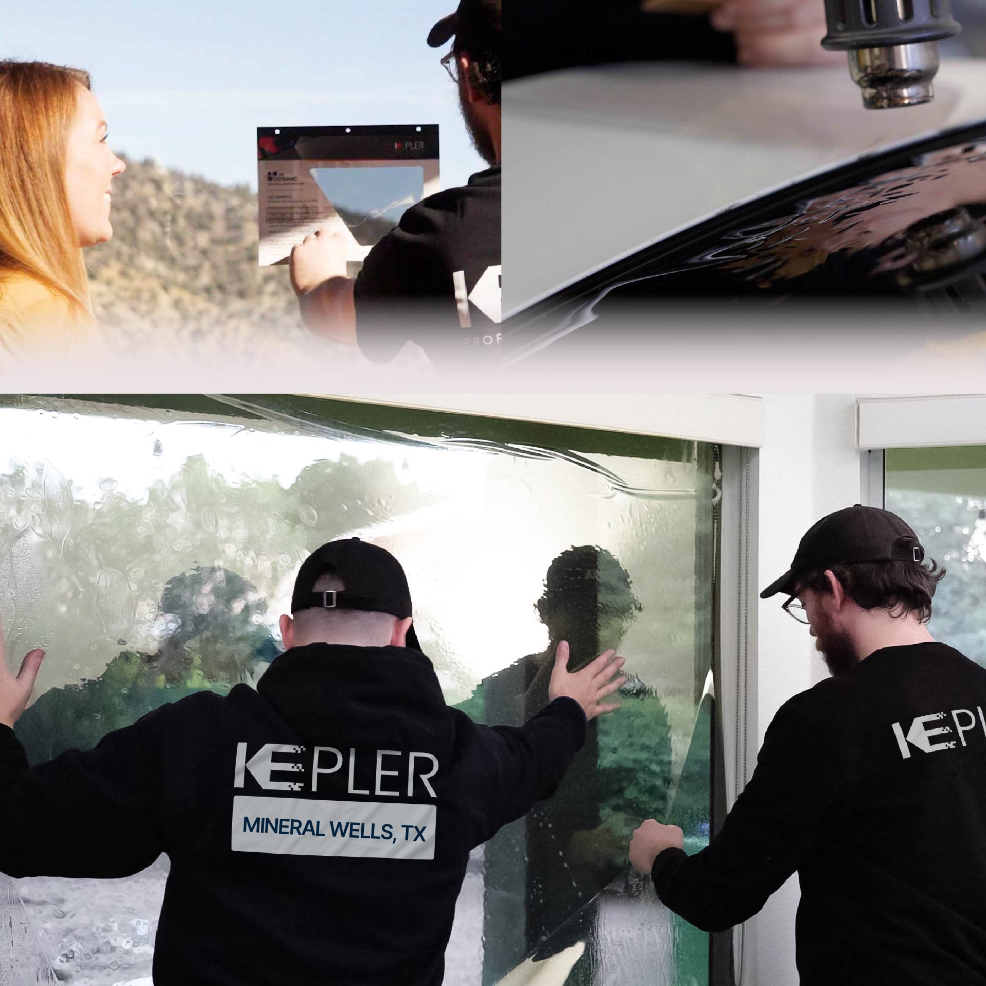 Kepler Specialist Performing Commercial Window Tinting in Mineral Wells Mineral Wells