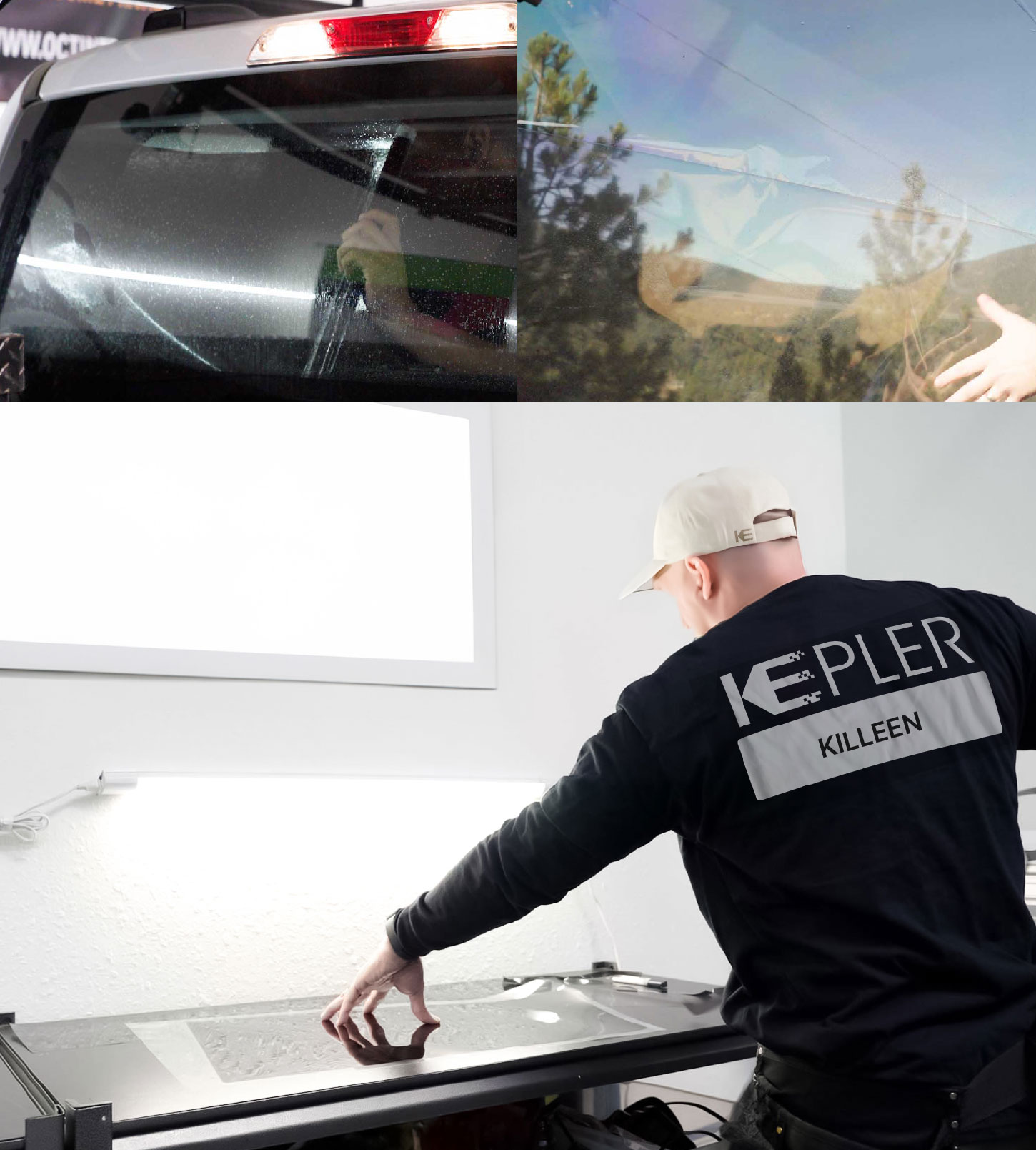 Window Tinting Specialist Cutting Film in Killeen, Texas
