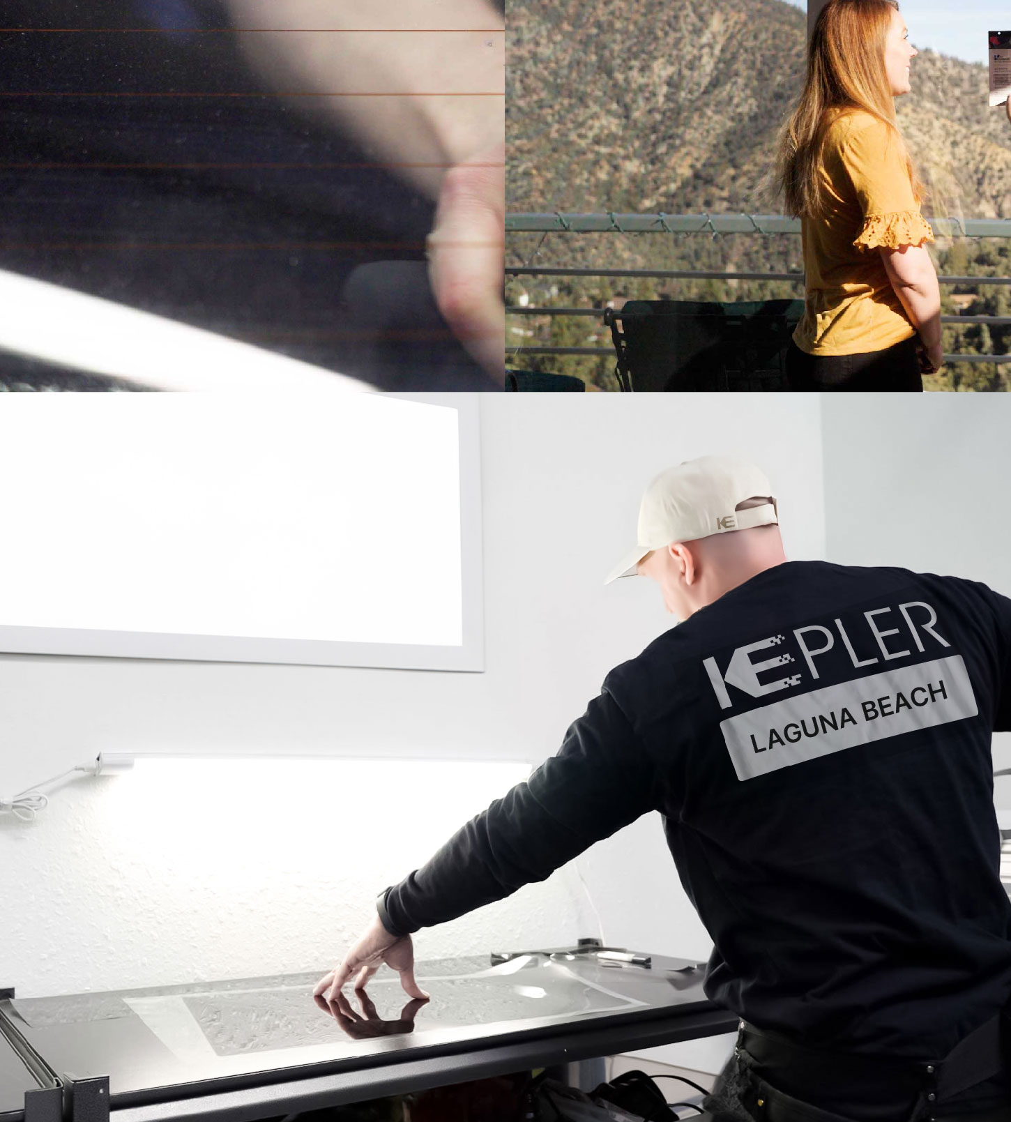 Window Tinting Specialist Cutting Film in Laguna Beach, California