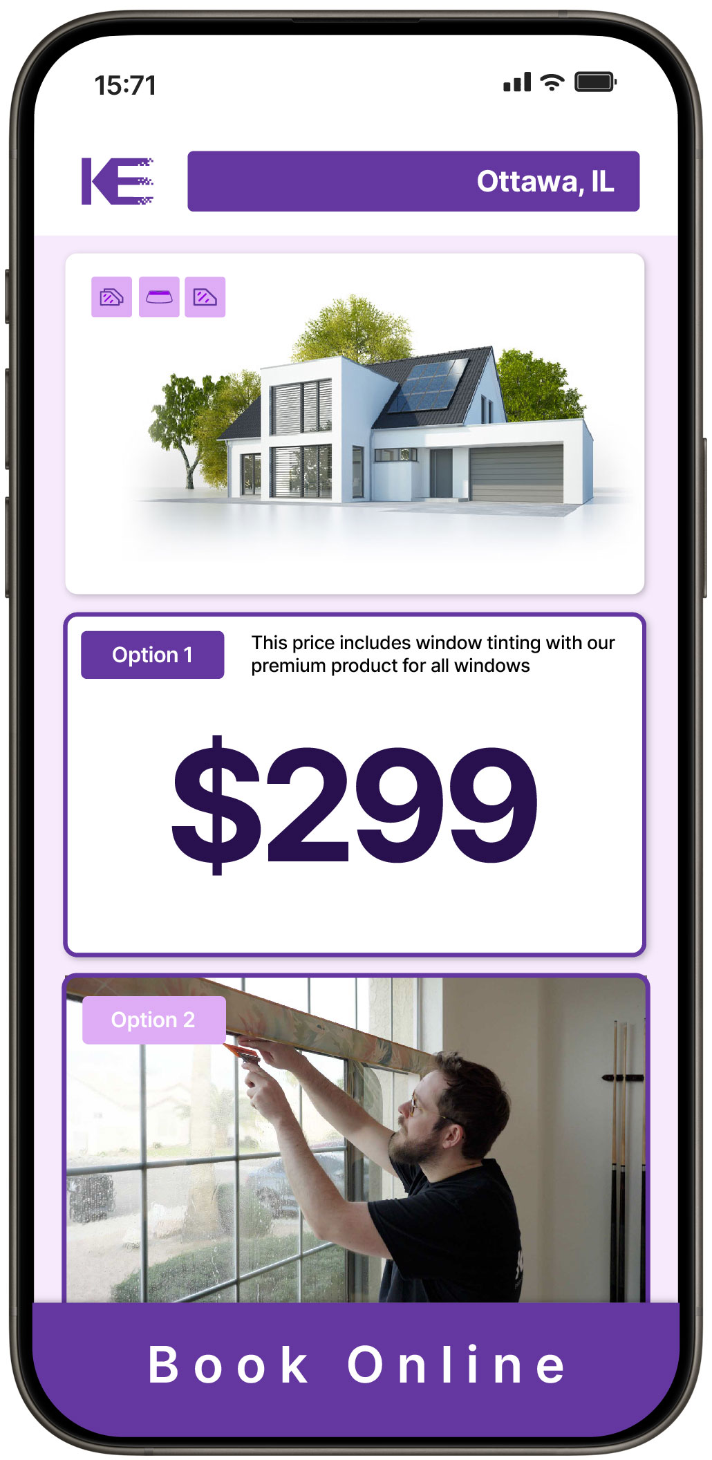 View Reasonable Home Window Tinting Rates in Ottawa, Illinois