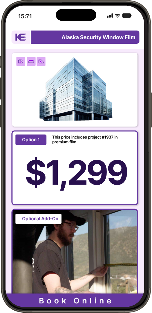 Get Security Window Film Pricing on Your Phone in Alaska