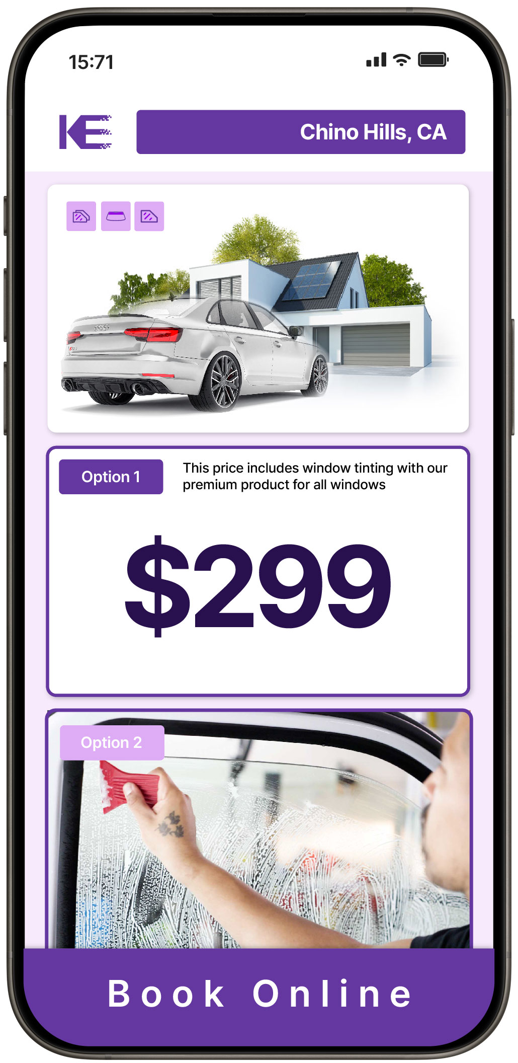 View Affordable Tesla Window Tinting Costs in Atascadero, California