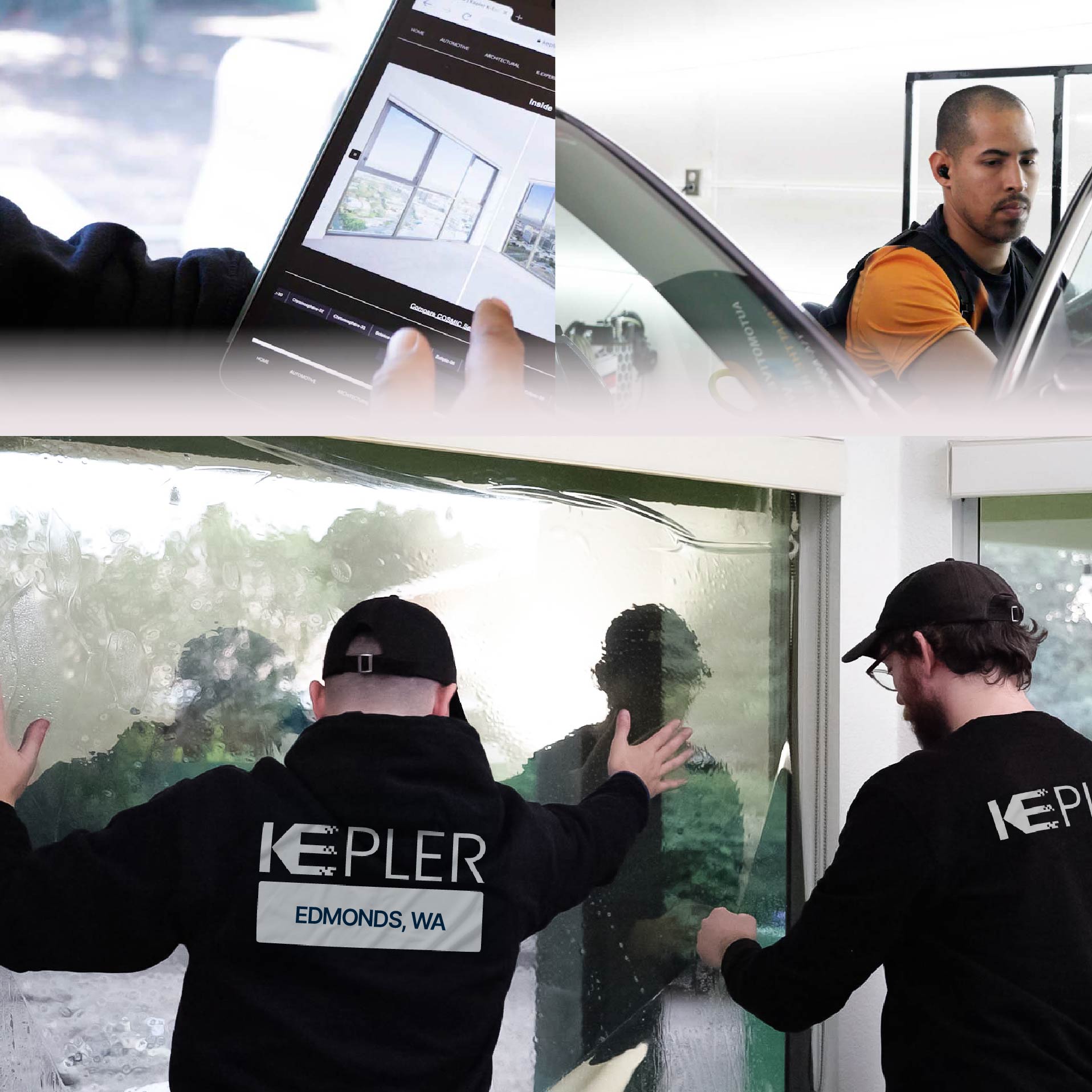 Kepler Specialist Performing Commercial Window Tinting in Edmonds Edmonds