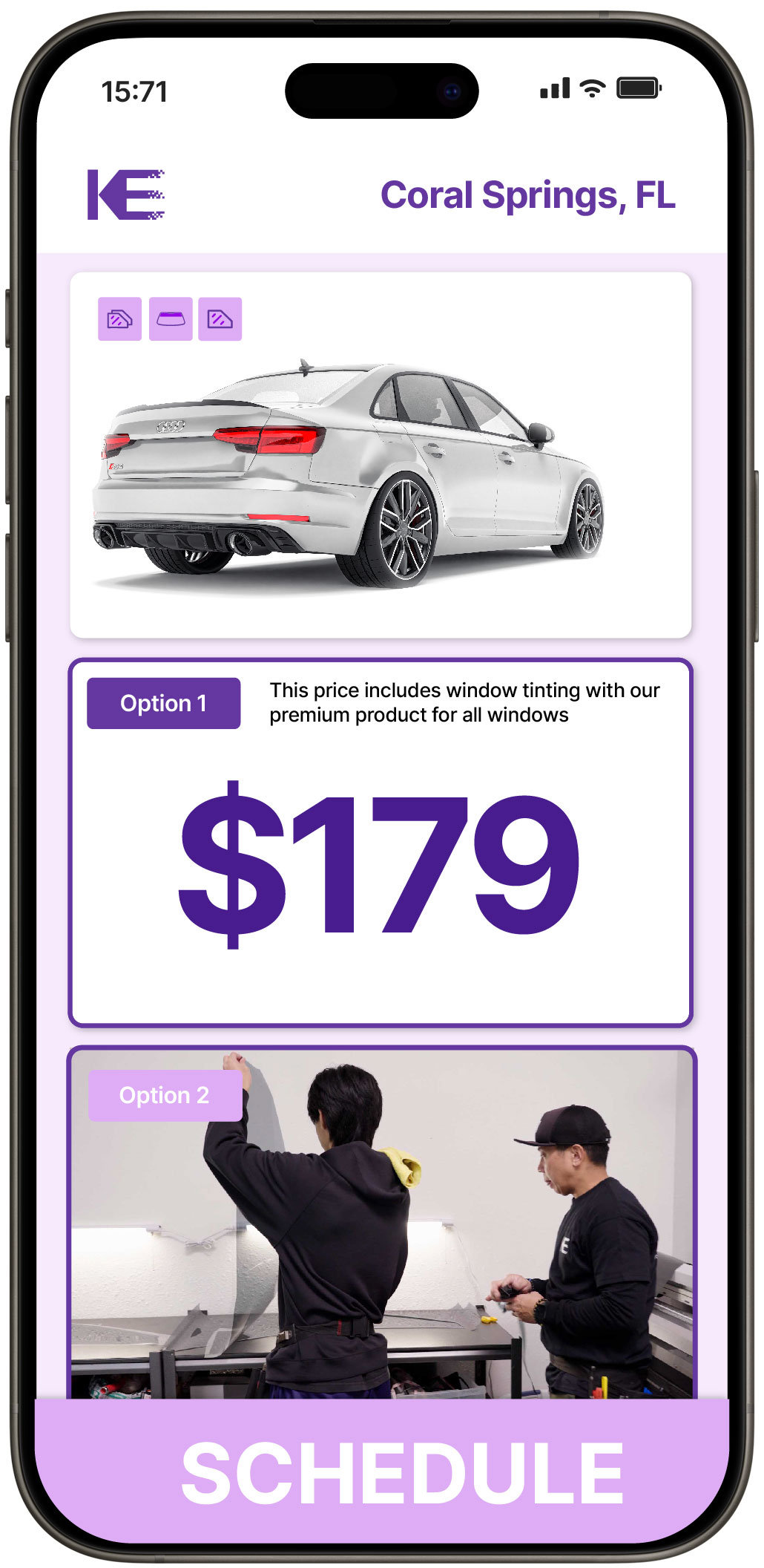 View Reasonable Car Window Tinting Rates in Coral Springs, Florida