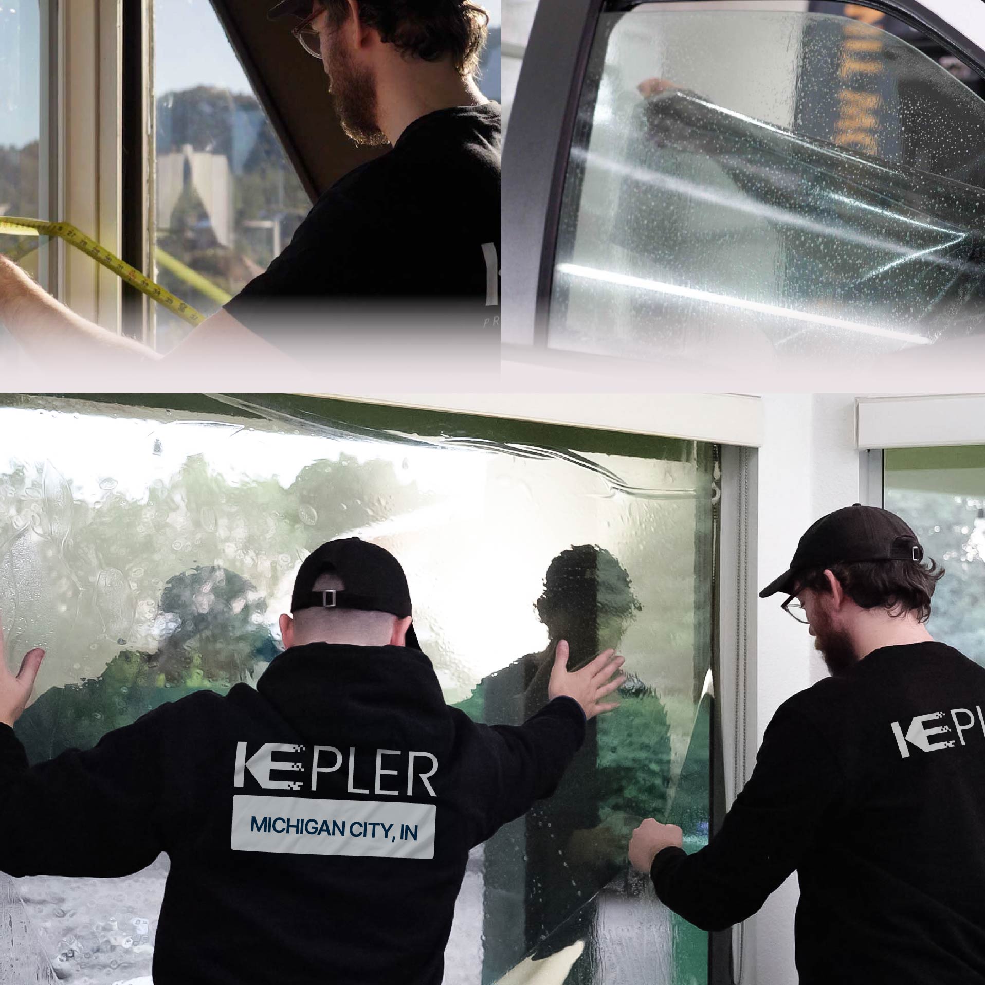 Kepler Specialist Performing Commercial Window Tinting in Michigan City Michigan City