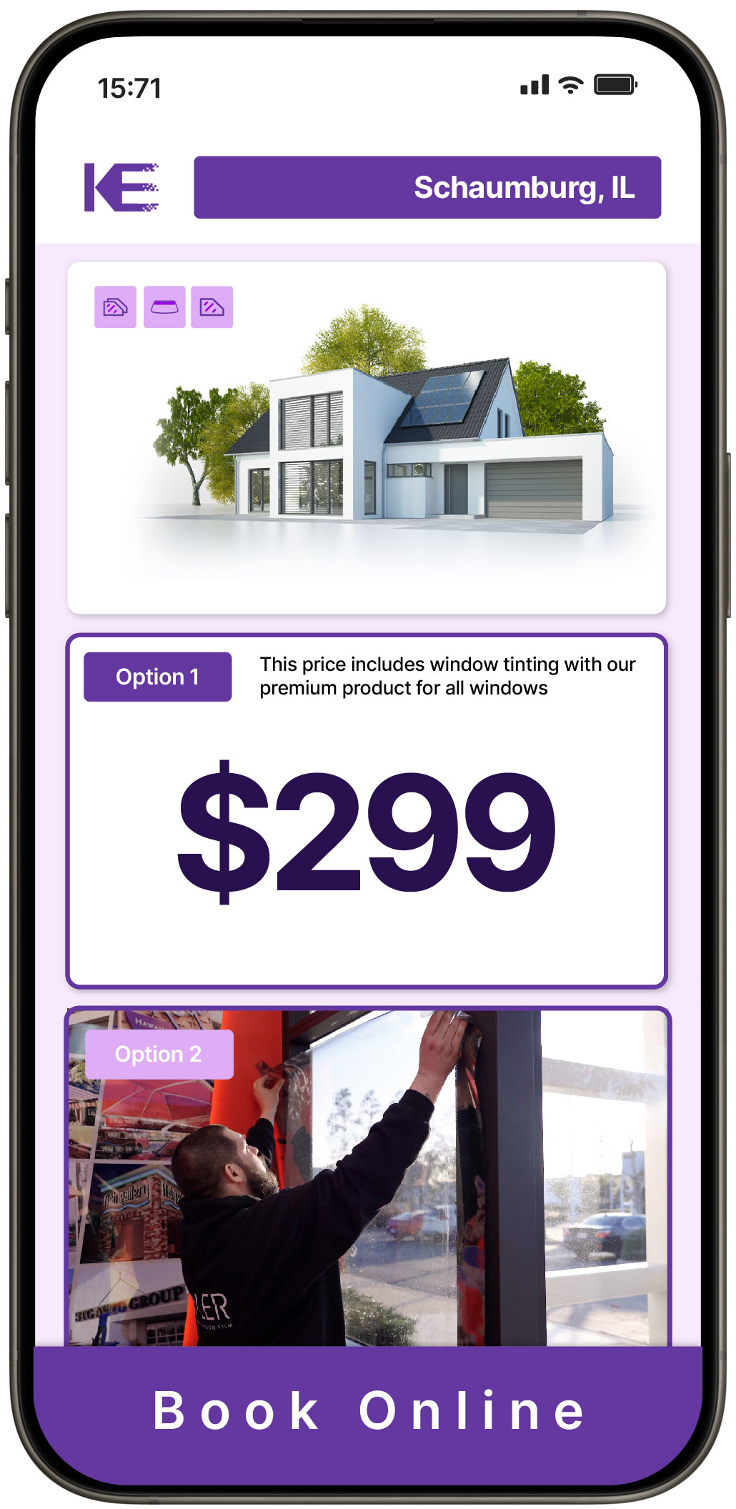 View Reasonable Home Window Tinting Prices in Schaumburg, Illinois