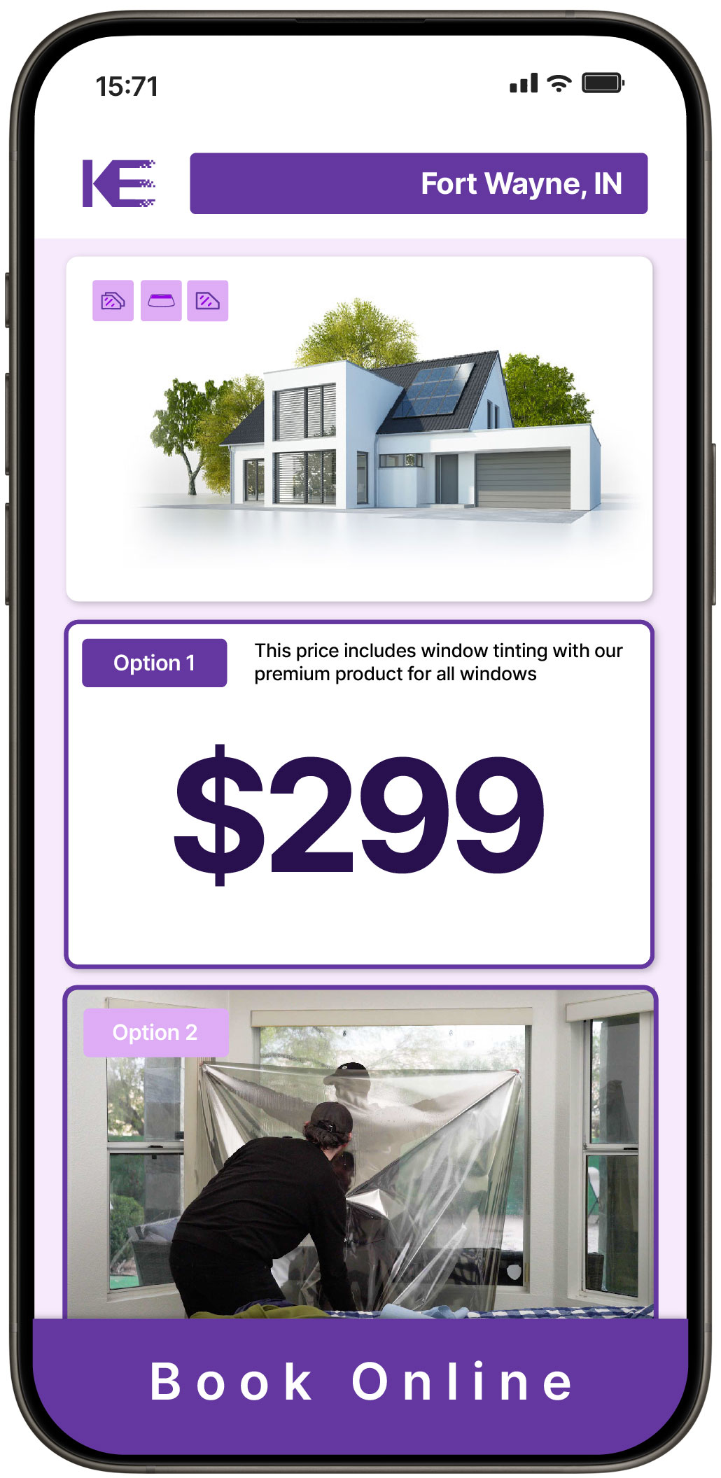 View Affordable Home Window Tinting Costs in Fort Wayne, Indiana