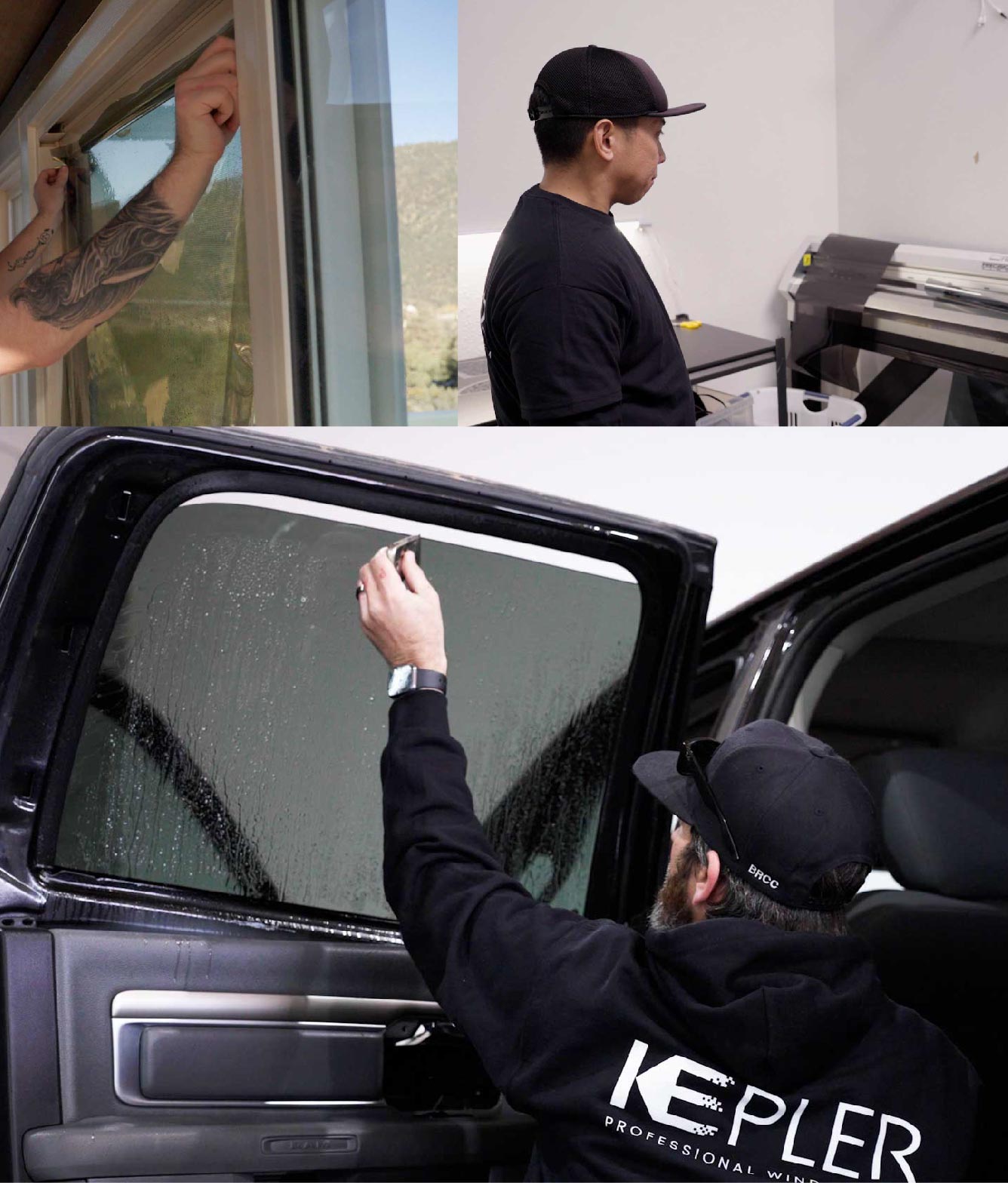 Kepler Window Tinting Specialists at Work in Battle Creek, Michigan