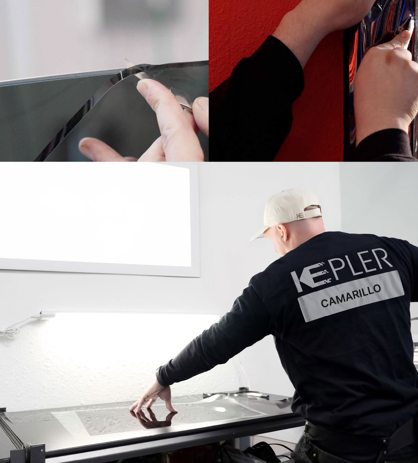 Window Tinting Specialist Cutting Film in Camarillo, California