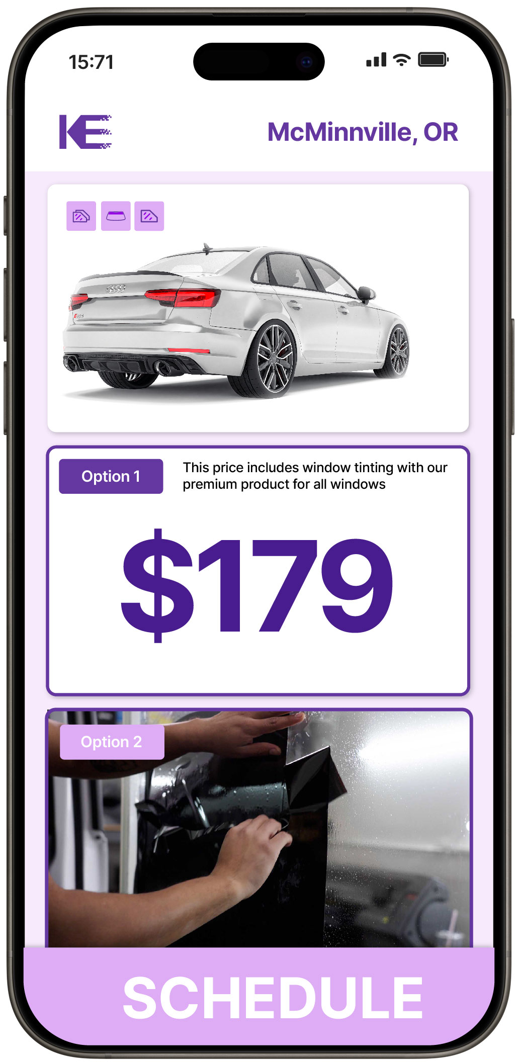 View Reasonable Car Window Tinting Rates in McMinnville, Oregon