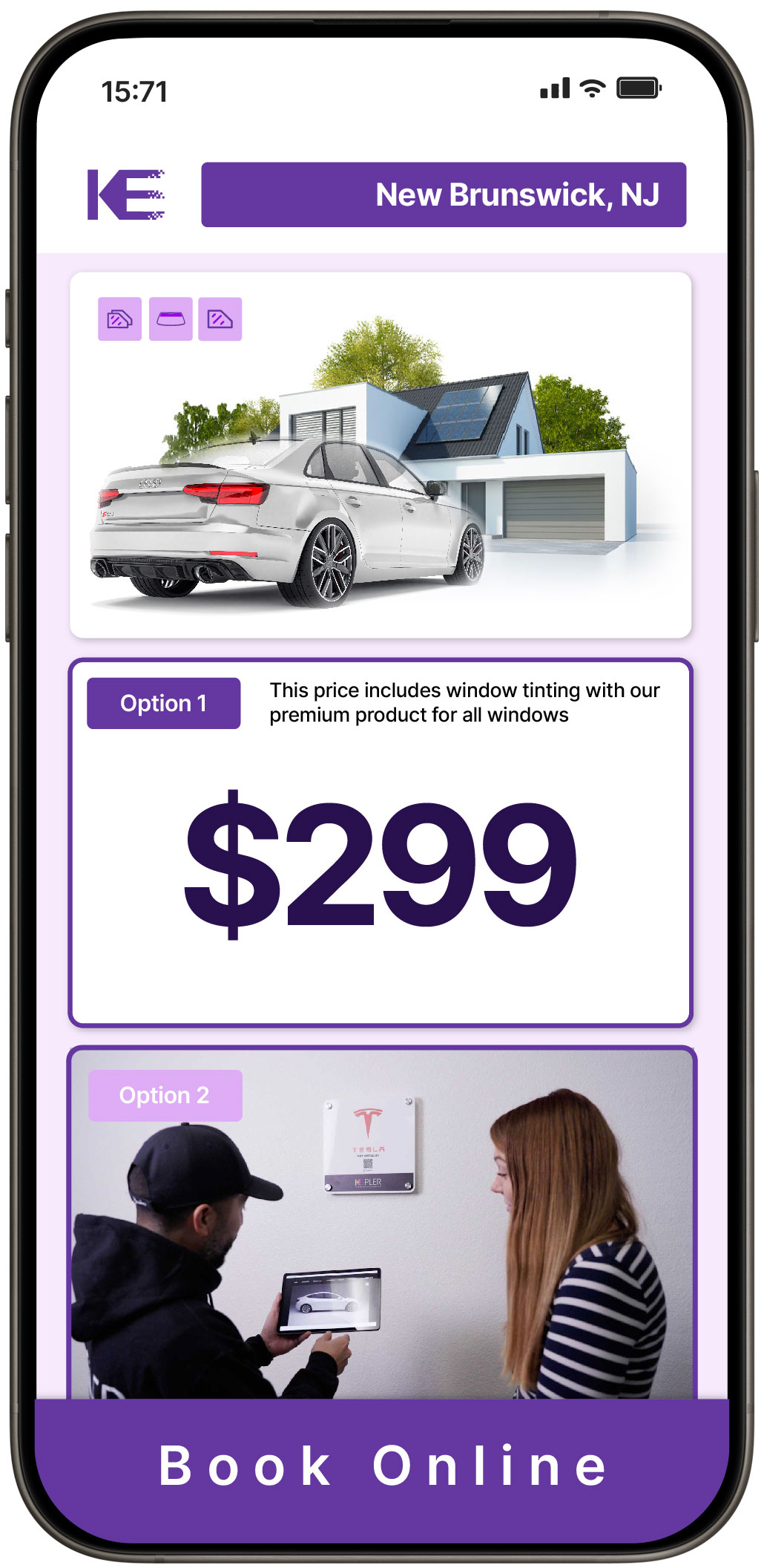 View Competitive Window Tinting Prices in New Brunswick, New Jersey