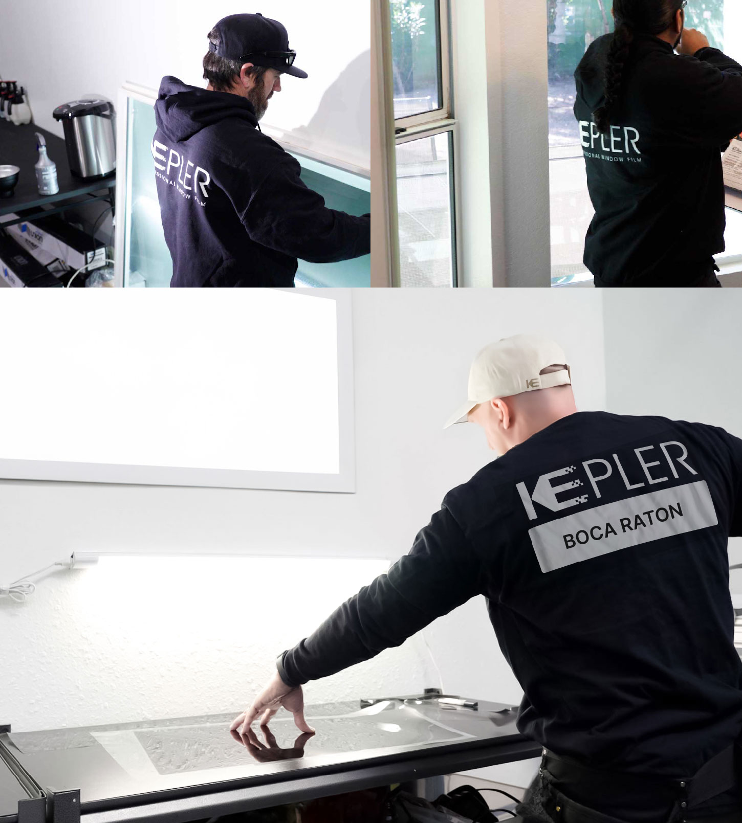 Window Tinting Specialist Cutting Film in Boca Raton, Florida