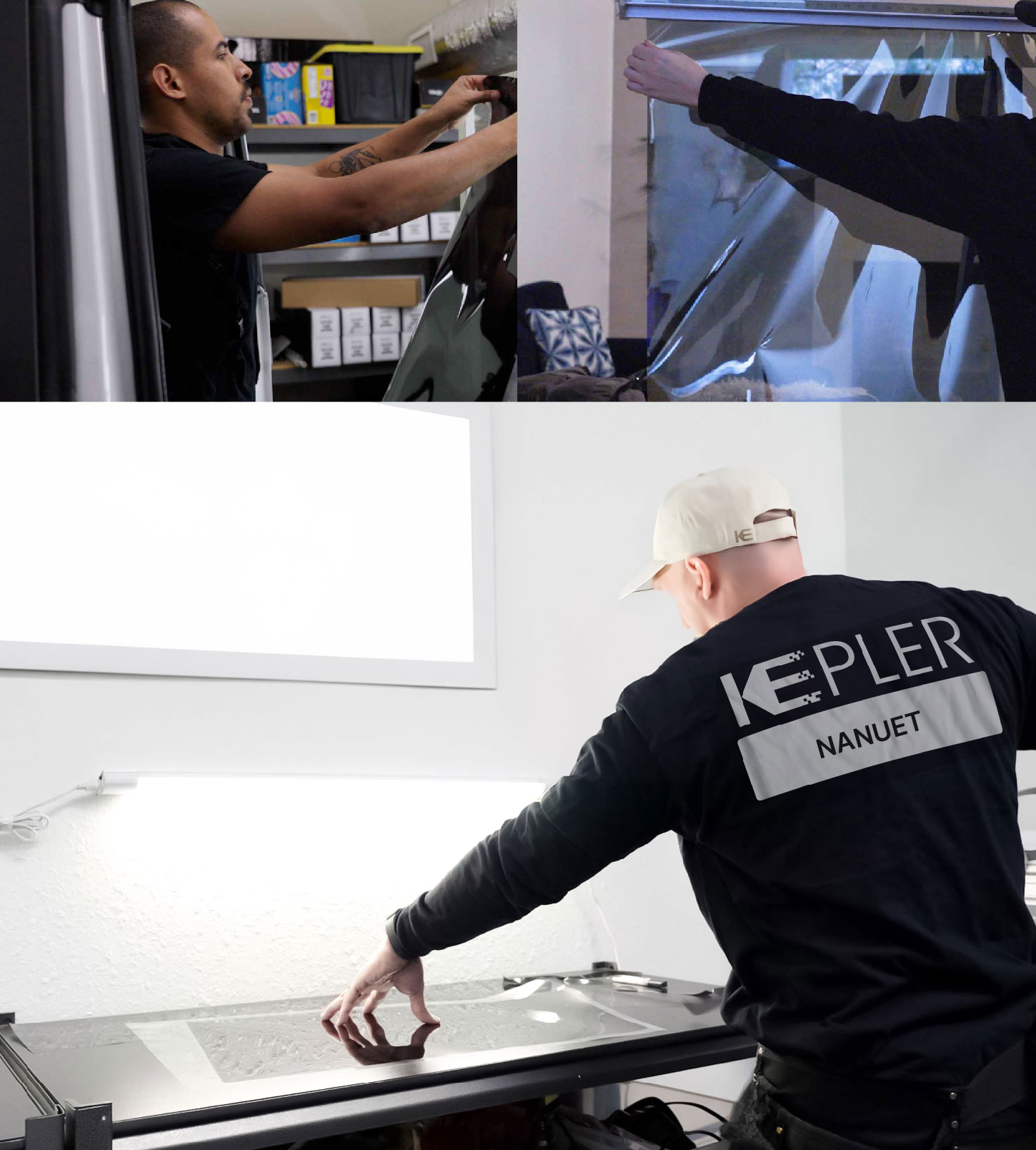 Window Tinting Specialist Cutting Film in Nanuet, New York