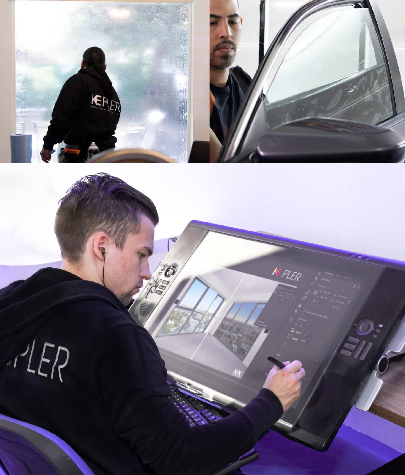Kepler Specialist Performing Commercial Window Tinting in Mount Pleasant Mount Pleasant