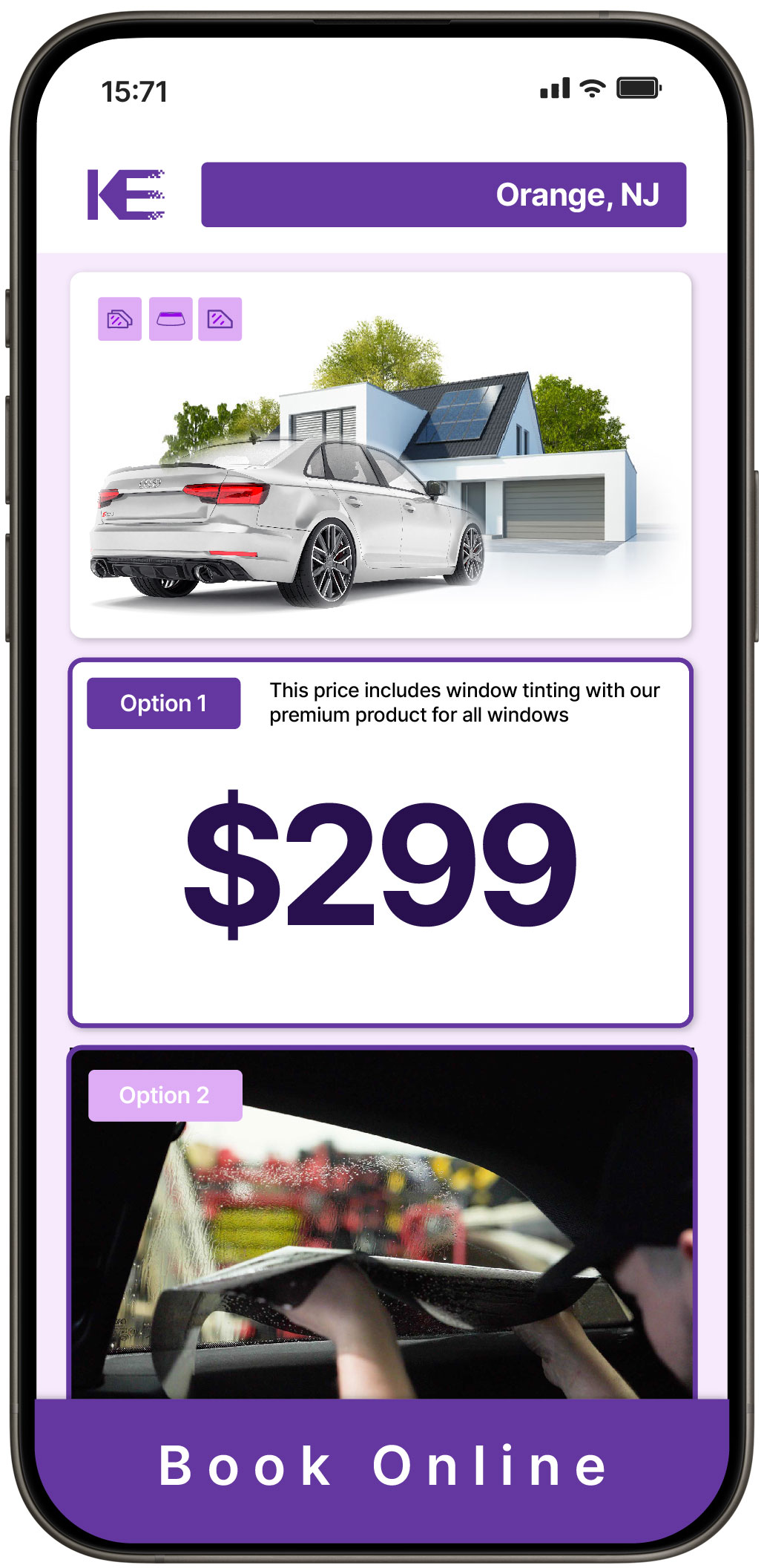 View Reasonable Tesla Window Tinting Prices in Mahwah, New Jersey