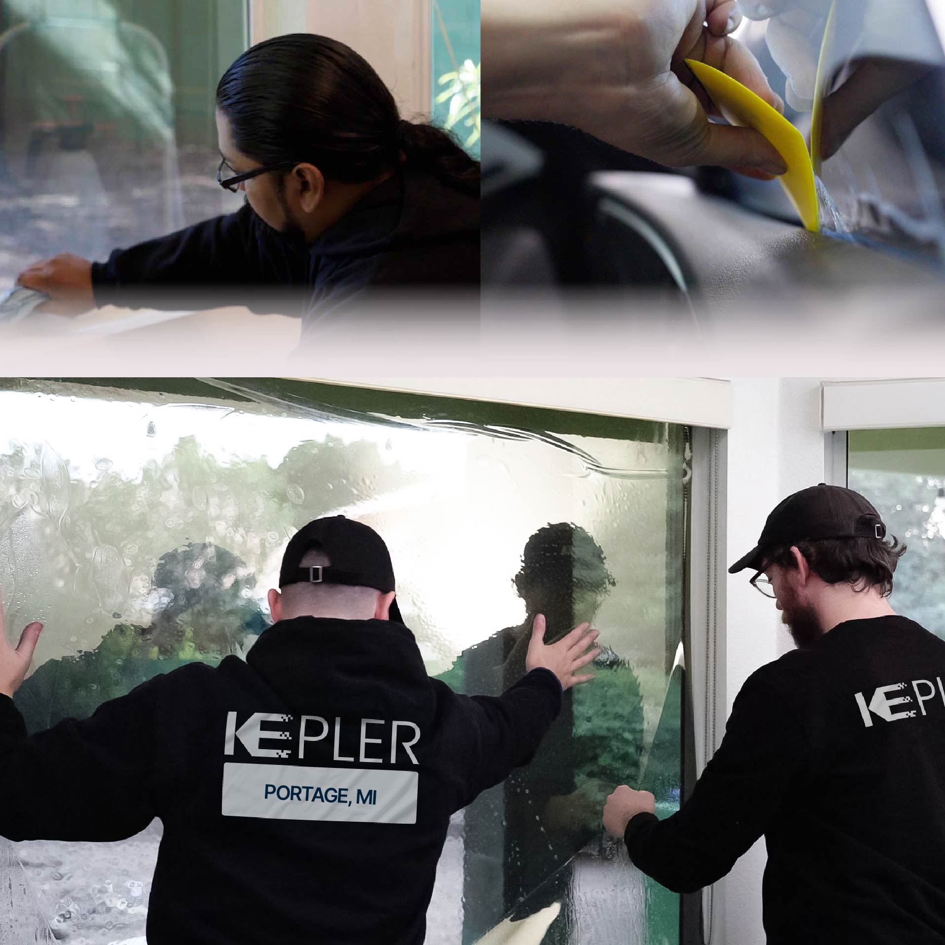 Kepler Specialist Performing Commercial Window Tinting in Portage Portage